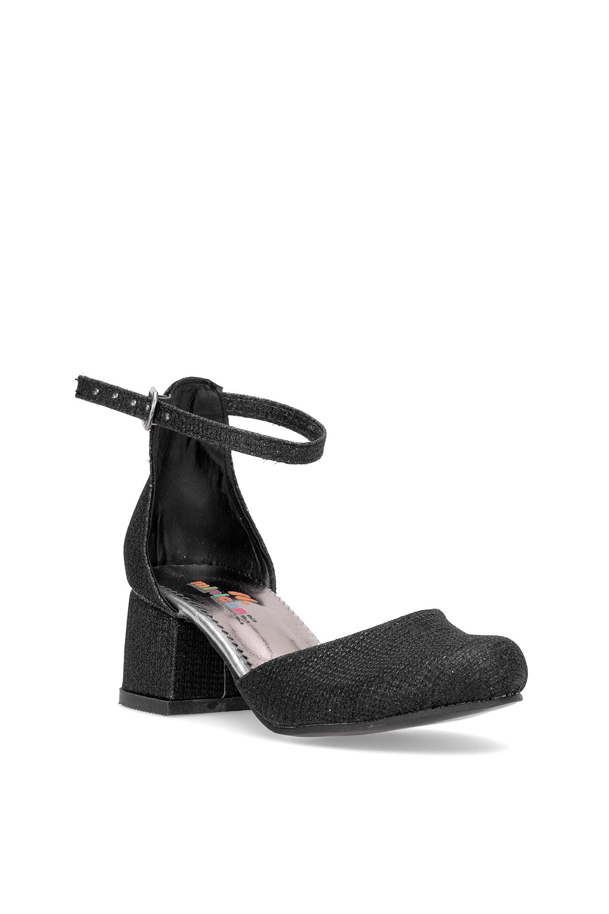 Elit YB-F-Karnıyarık-25Y Filet Kız Çocuk Klasik Topuklu Ayakkabı Siyah - Görsel 3