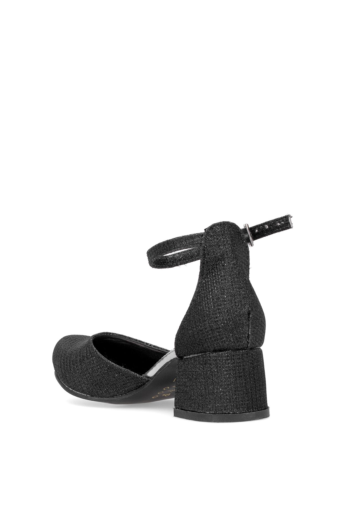 Elit YB-F-Karnıyarık-25Y Filet Kız Çocuk Klasik Topuklu Ayakkabı Siyah - Görsel 5