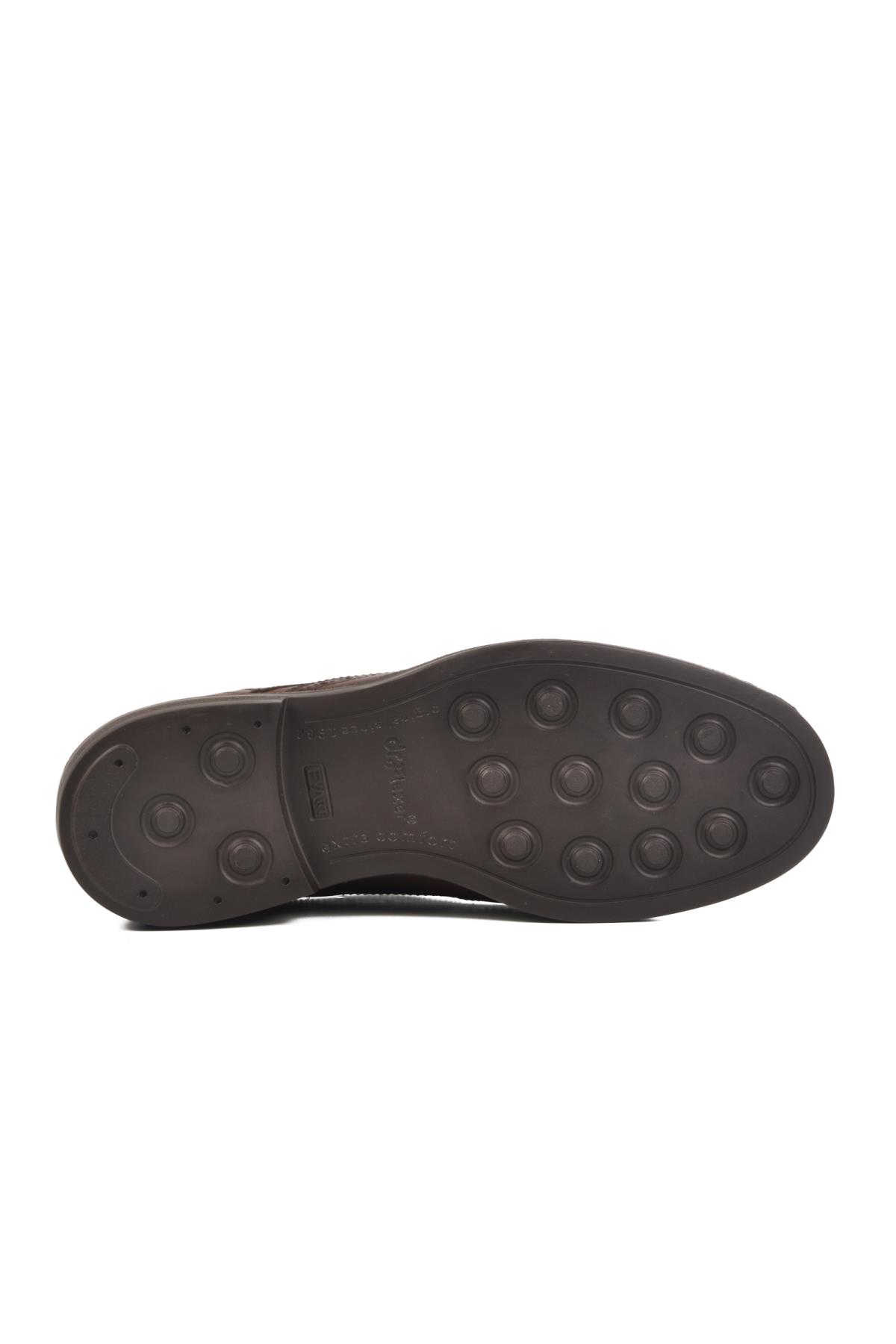 Kahve Hakiki Deri Erkek Günlük Ayakkabı Dr Flexer 099001 M - Görsel 6