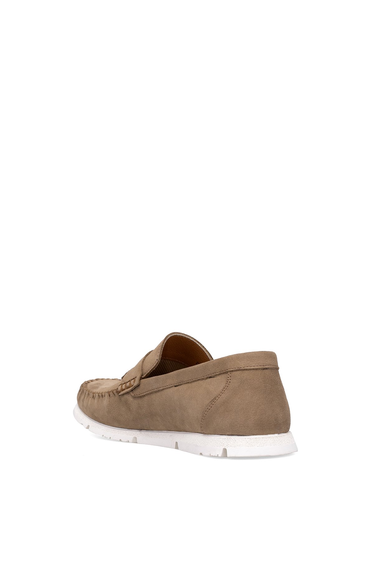 Elit MZV2009N Erkek Hakiki Nubuk Deri Casual Ayakkabı Kum Rengi - Görsel 5