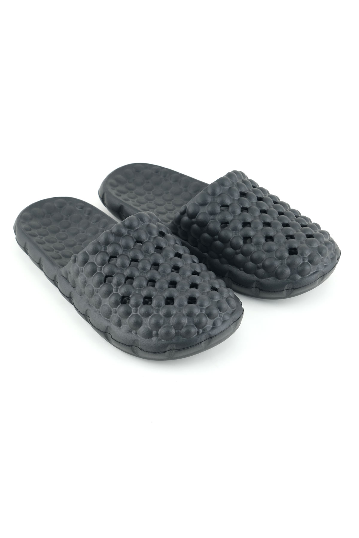 Gezer Gezer Siyah Yazlık Eva Kadın Ev Banyo Bahçe Havuz Plaj Terlik Sandalet & Terlik | Flo Siyah - 4. görsel