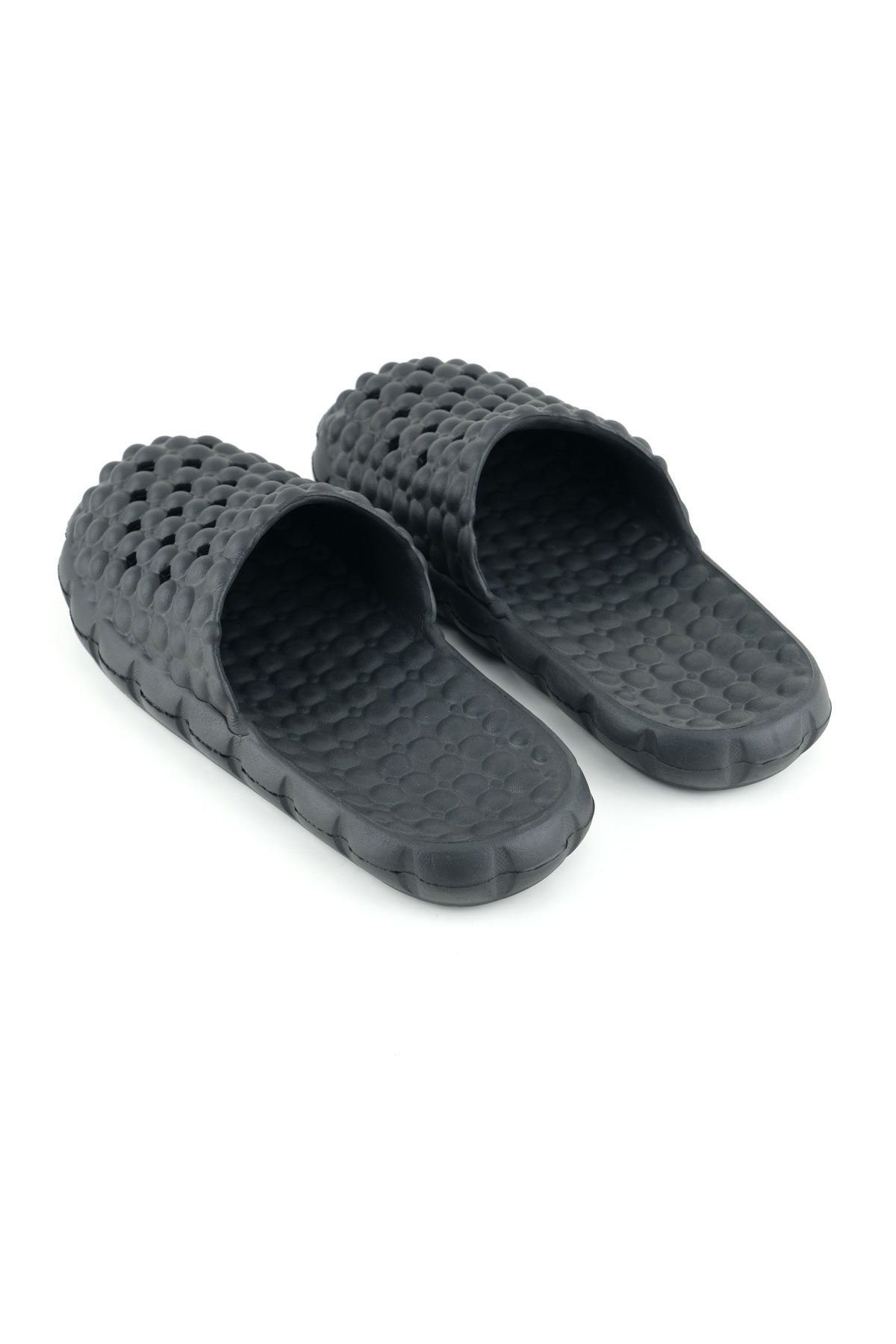 Gezer Gezer Siyah Yazlık Eva Kadın Ev Banyo Bahçe Havuz Plaj Terlik Sandalet & Terlik | Flo Siyah - 5. görsel