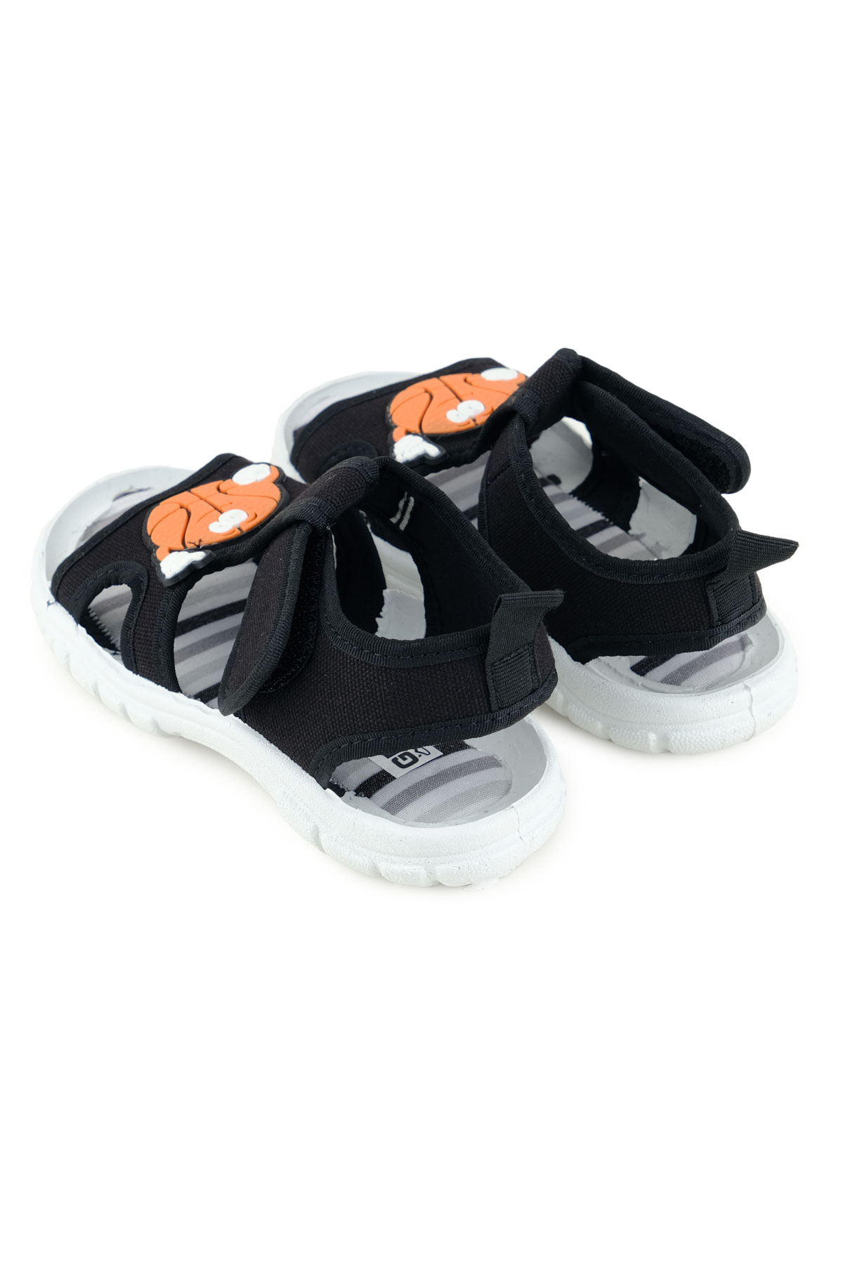 Gezer Gezer Siyah Erkek Çocuk Yazlık Rahat Taban Tek Cırt Cırtlı Ayarlanabilir Günlük Sandalet Sandalet & Terlik | Flo Siyah - 5. görsel