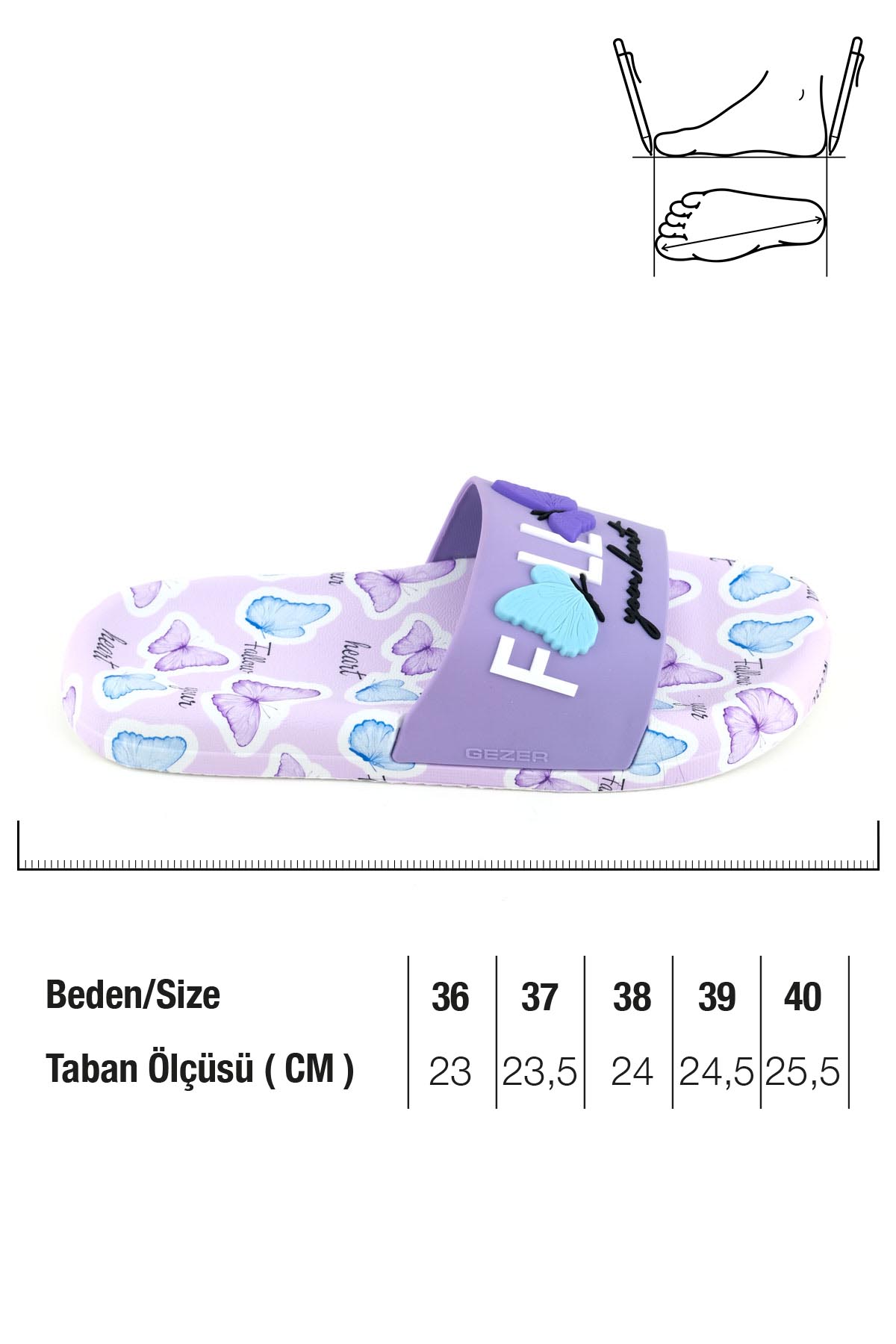 Kadın Yazlık PU Rahat Taban Ev Banyo Havuz Plaj Terlik - Görsel 3