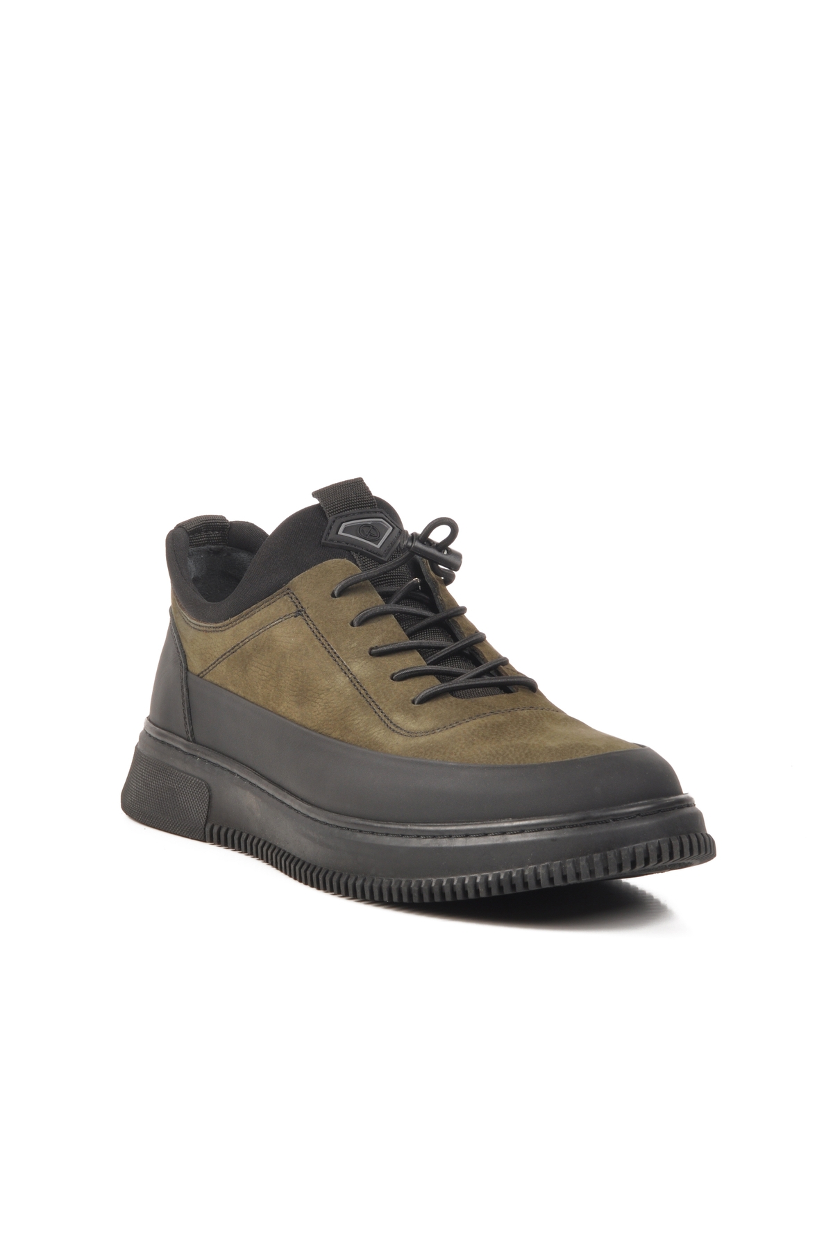 Siyah Haki Hakiki Deri Erkek Casual Ayakkabı 4K9824 M - Görsel 4