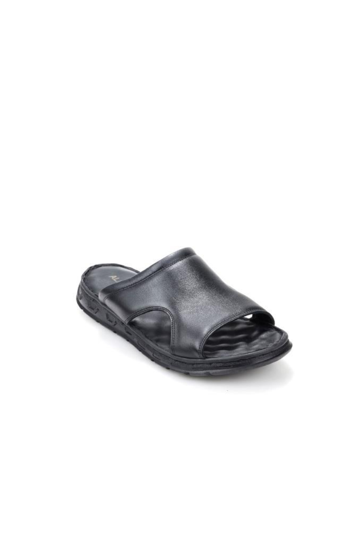 Aldmr 802 Ortopedik Erkek Masaj Tabanlı Hakiki Deri Terlik - Görsel 2