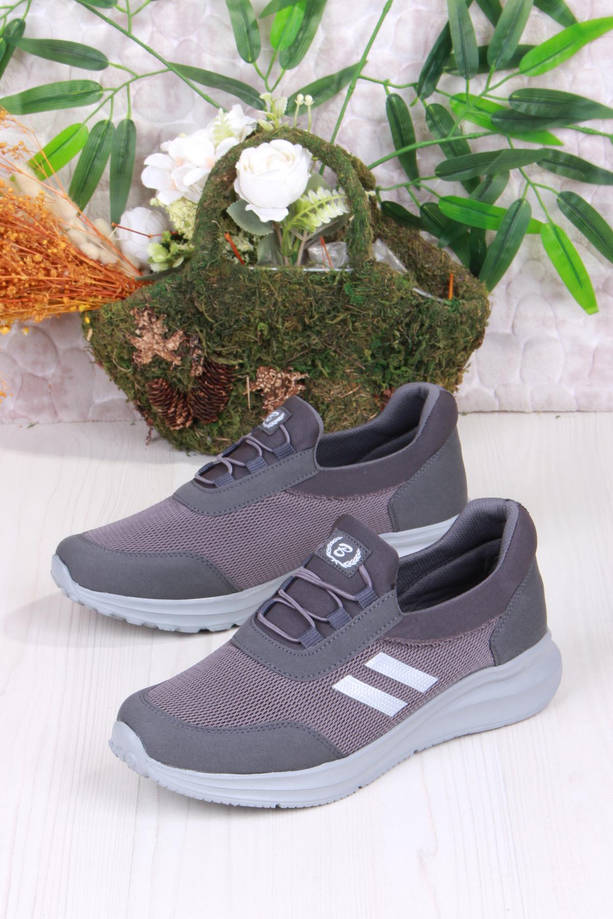 07602 Com Taban Rahat Esnek Yumuşak Bağcıksız Erkek Spor Ayakkabı - Görsel 4