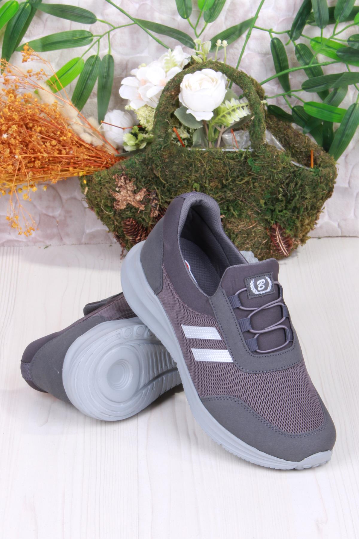 07602 Com Taban Rahat Esnek Yumuşak Bağcıksız Erkek Spor Ayakkabı - Görsel 5