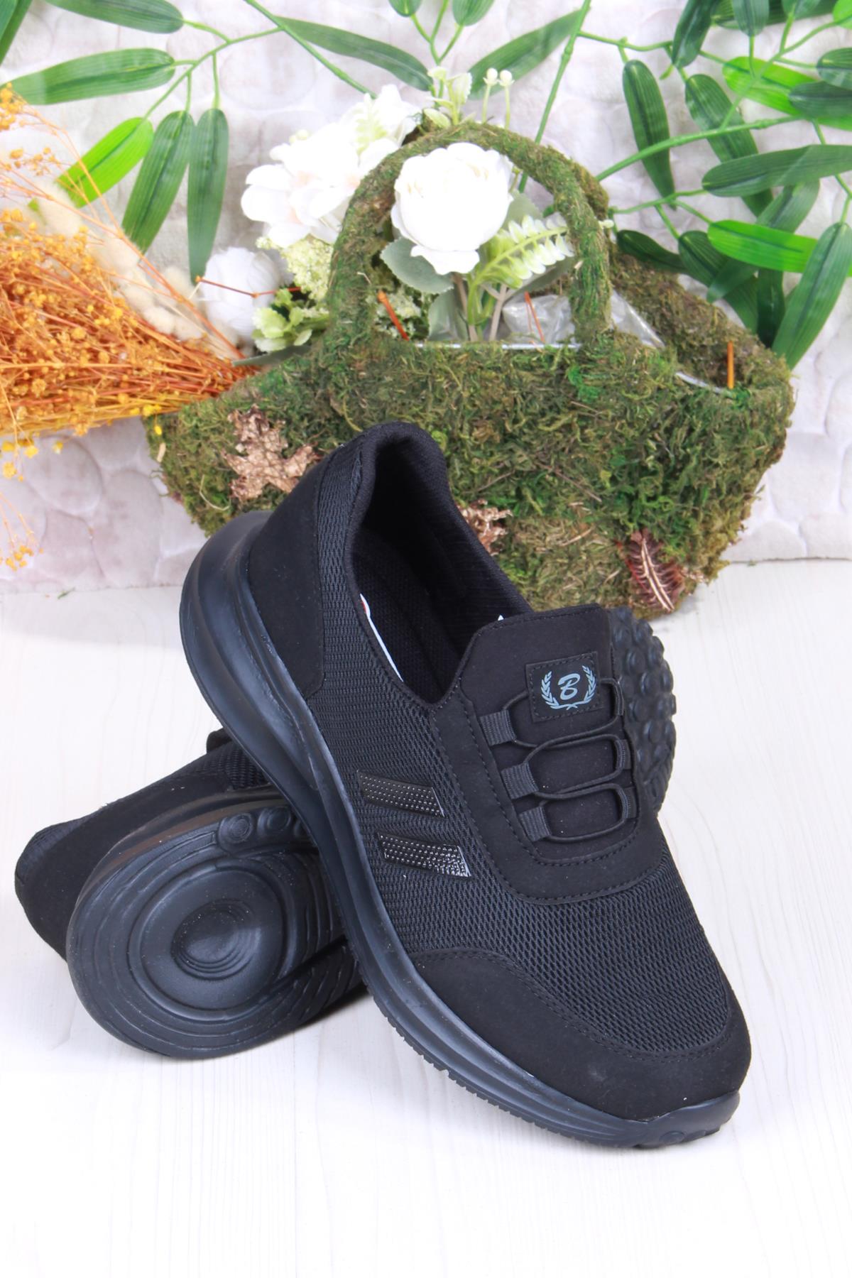 07602 Com Taban Rahat Esnek Yumuşak Bağcıksız Erkek Spor Ayakkabı - Görsel 5