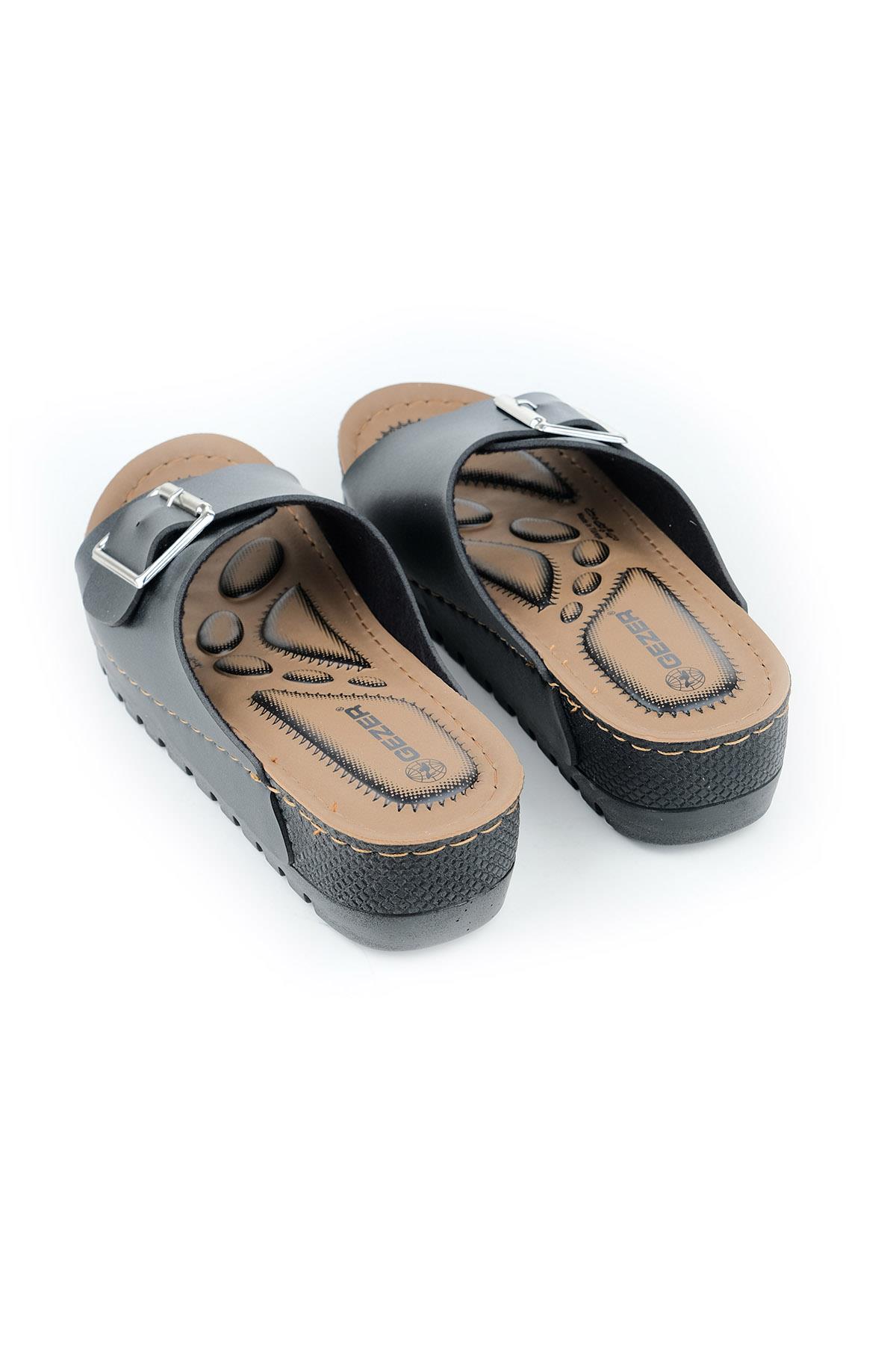 13035 Kadın Ortopedik Günlük Tokalı Terlik - Görsel 5