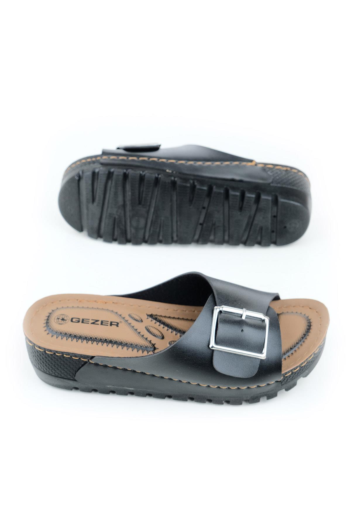 13035 Kadın Ortopedik Günlük Tokalı Terlik - Görsel 6