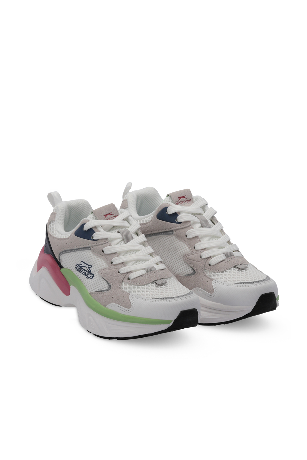 WIND Kadın Sneaker Ayakkabı Beyaz / Lacivert - Görsel 3