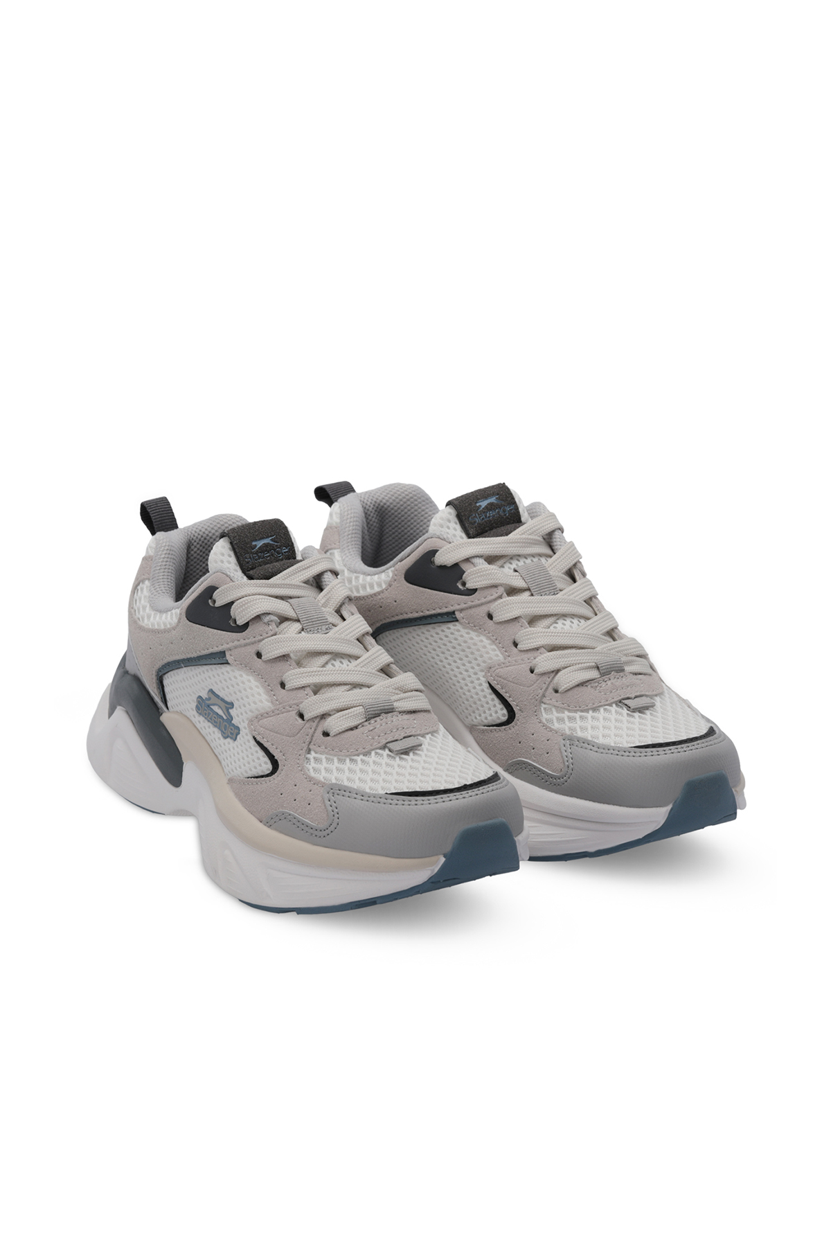 WIND Kadın Sneaker Ayakkabı Beyaz / Gri - Görsel 3