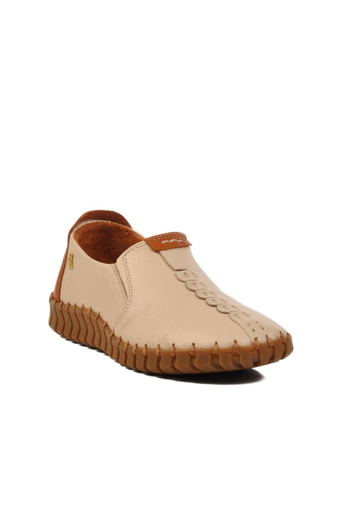 2010725Y Kadın Deri Comfort Ayakkabı - Görsel 4