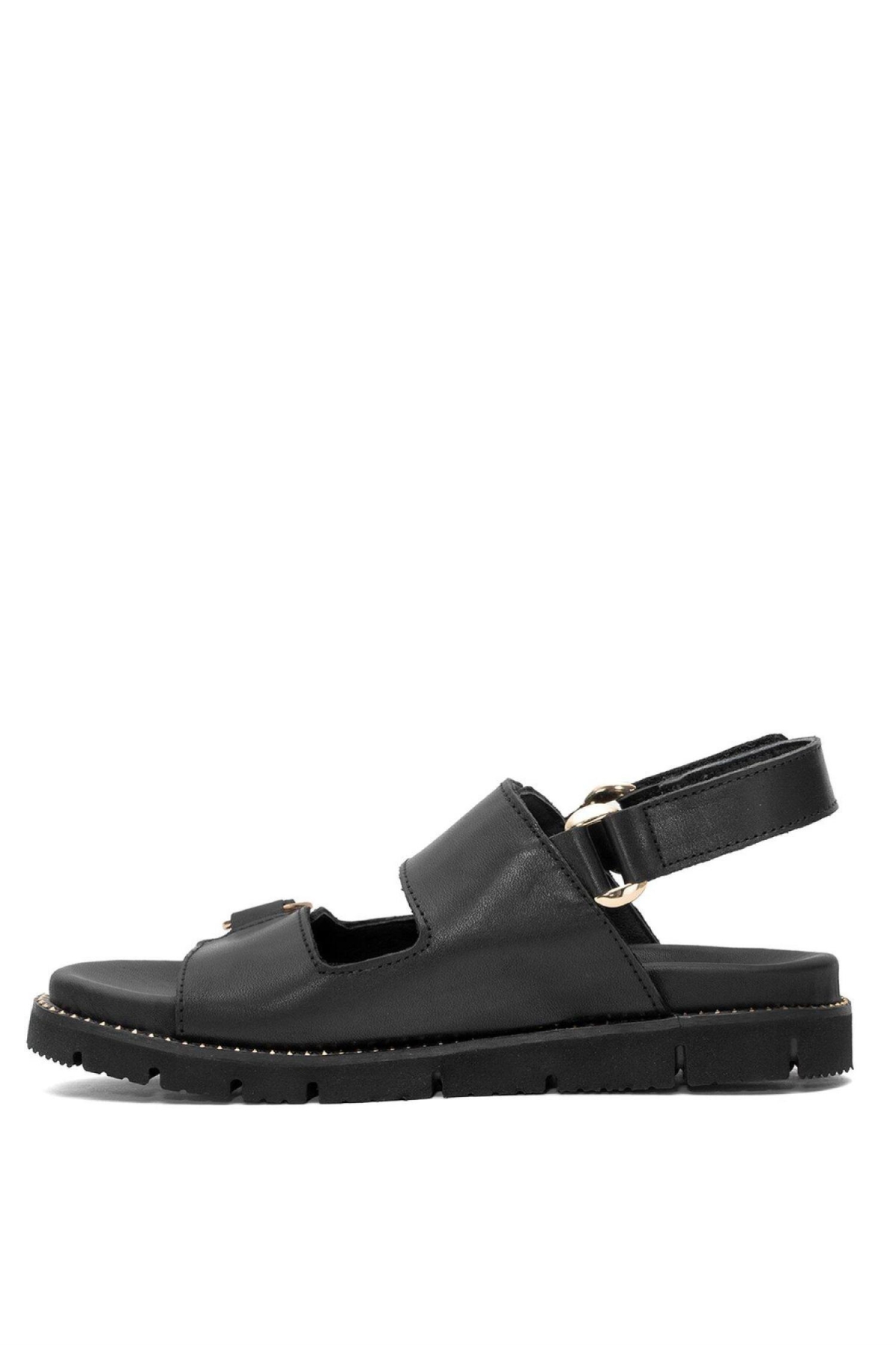 25440013Y Kadın Deri Sandalet - Görsel 4