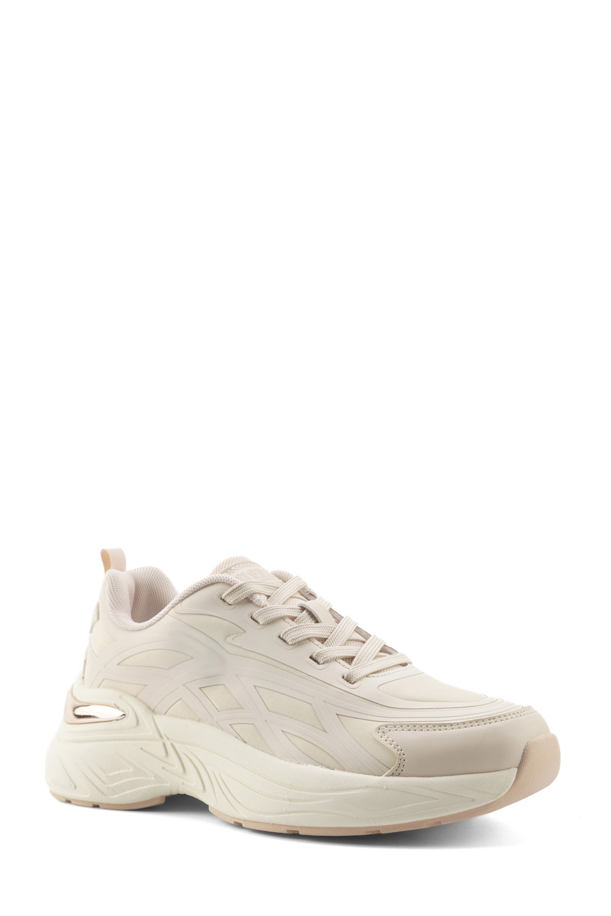 GELDA 5FX Bej Kadın Spor Ayakkabı - Görsel 4