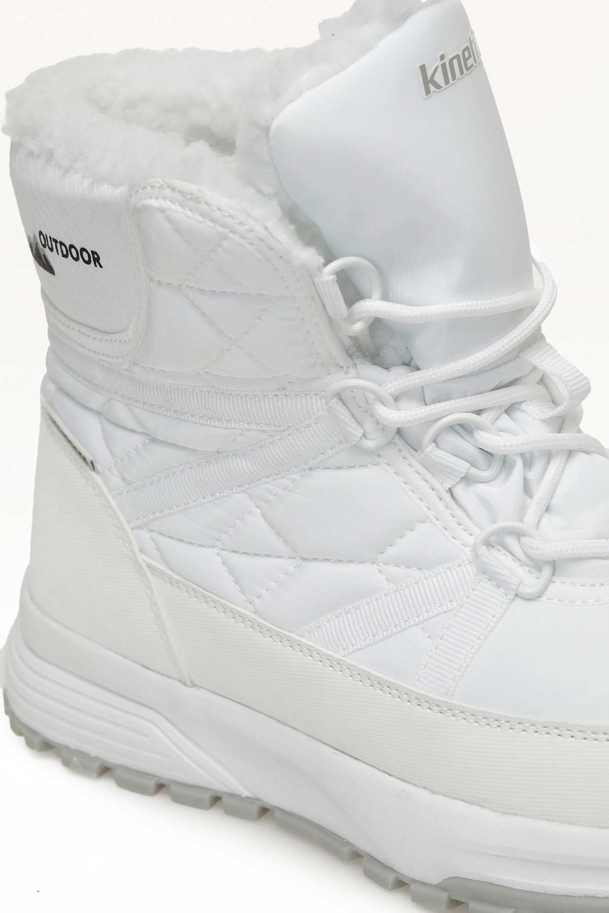 CATALEYA TX HI WP W 5PR Beyaz Kadın Kürklü Bot - Görsel 8