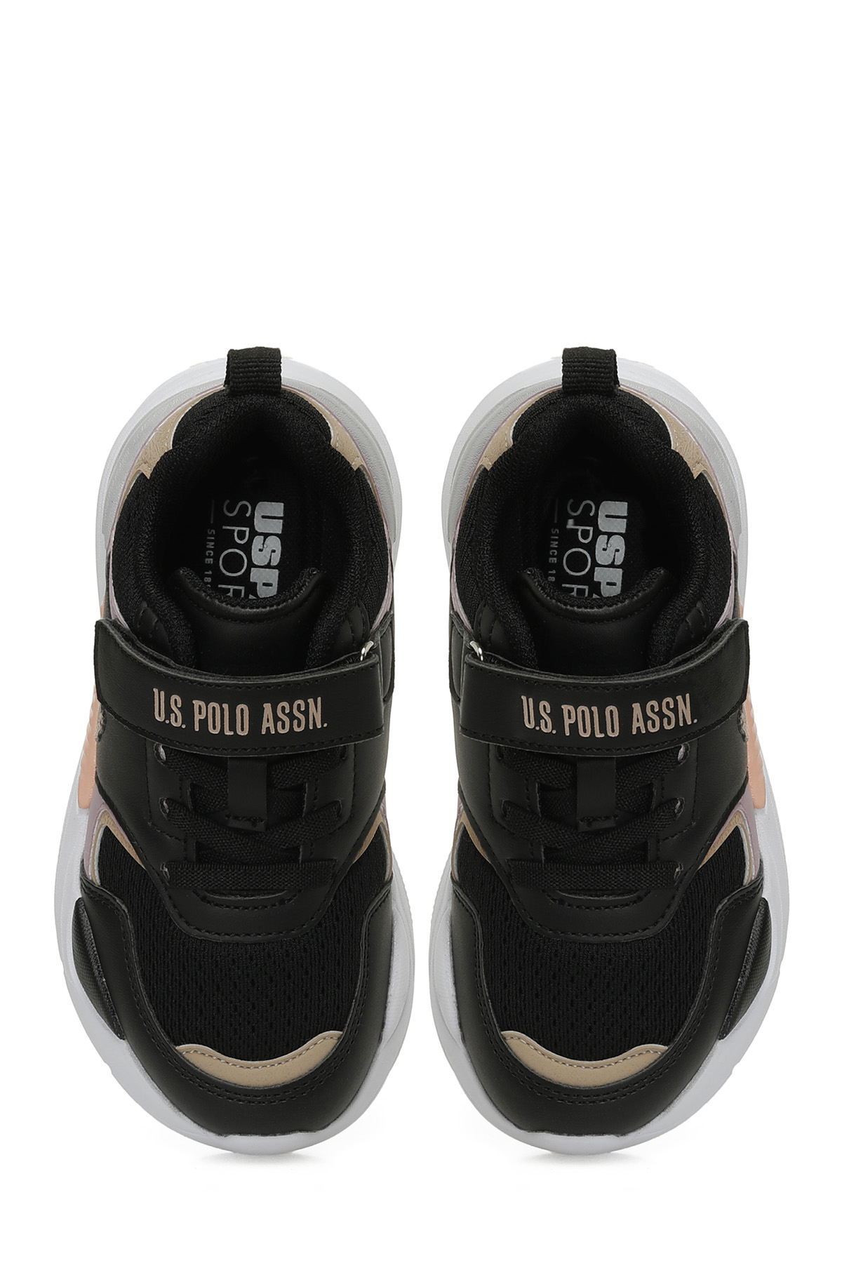 U.S. Polo Assn. TERMINAL JR 5PR Siyah Kız Çocuk Spor Ayakkabı - Görsel 5