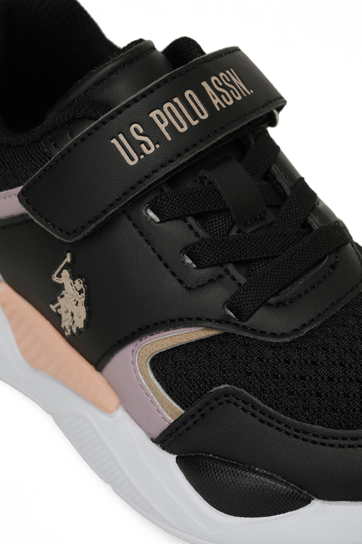 U.S. Polo Assn. TERMINAL JR 5PR Siyah Kız Çocuk Spor Ayakkabı - Görsel 8