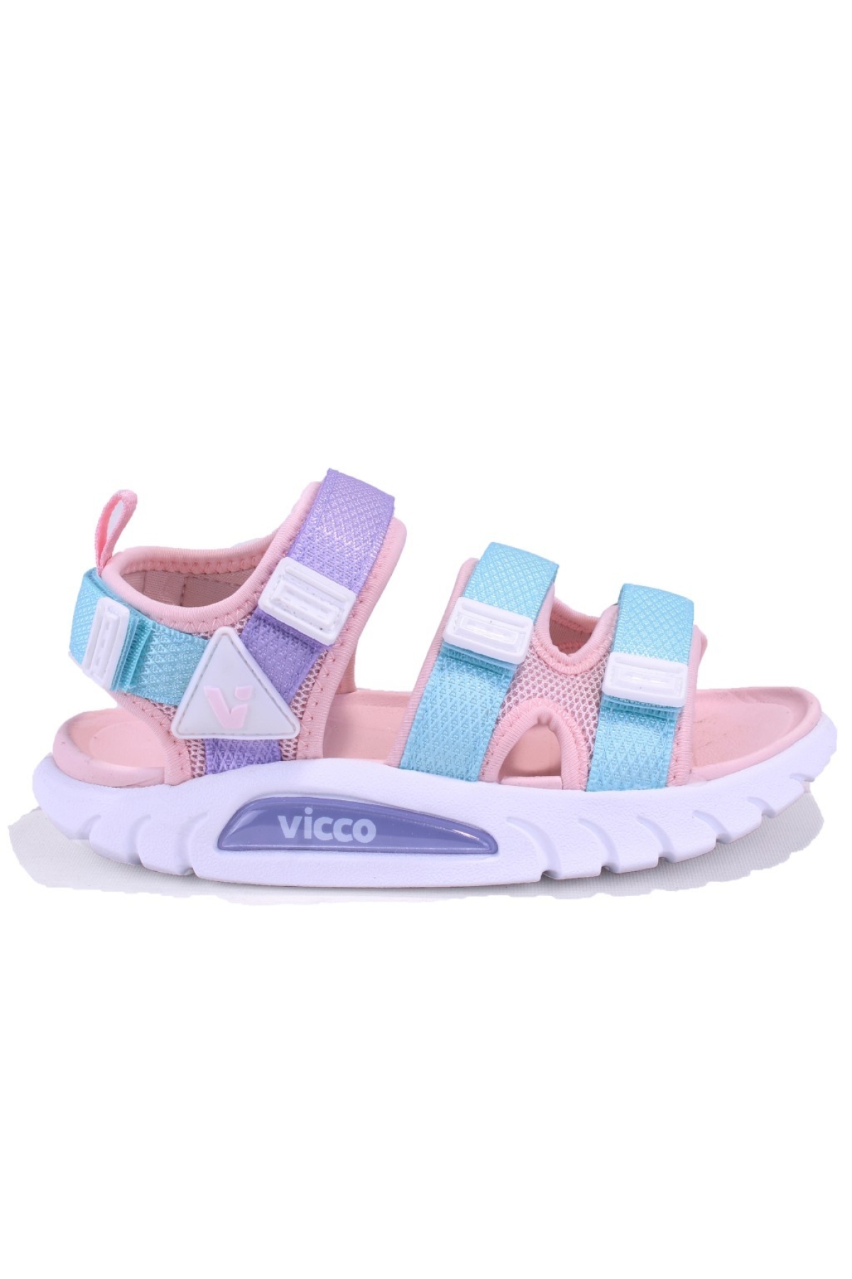 Cube 332F25Y212 Gri Pudra Ortopedik Günlük Kız Çocuk Spor Sandalet - Görsel 2