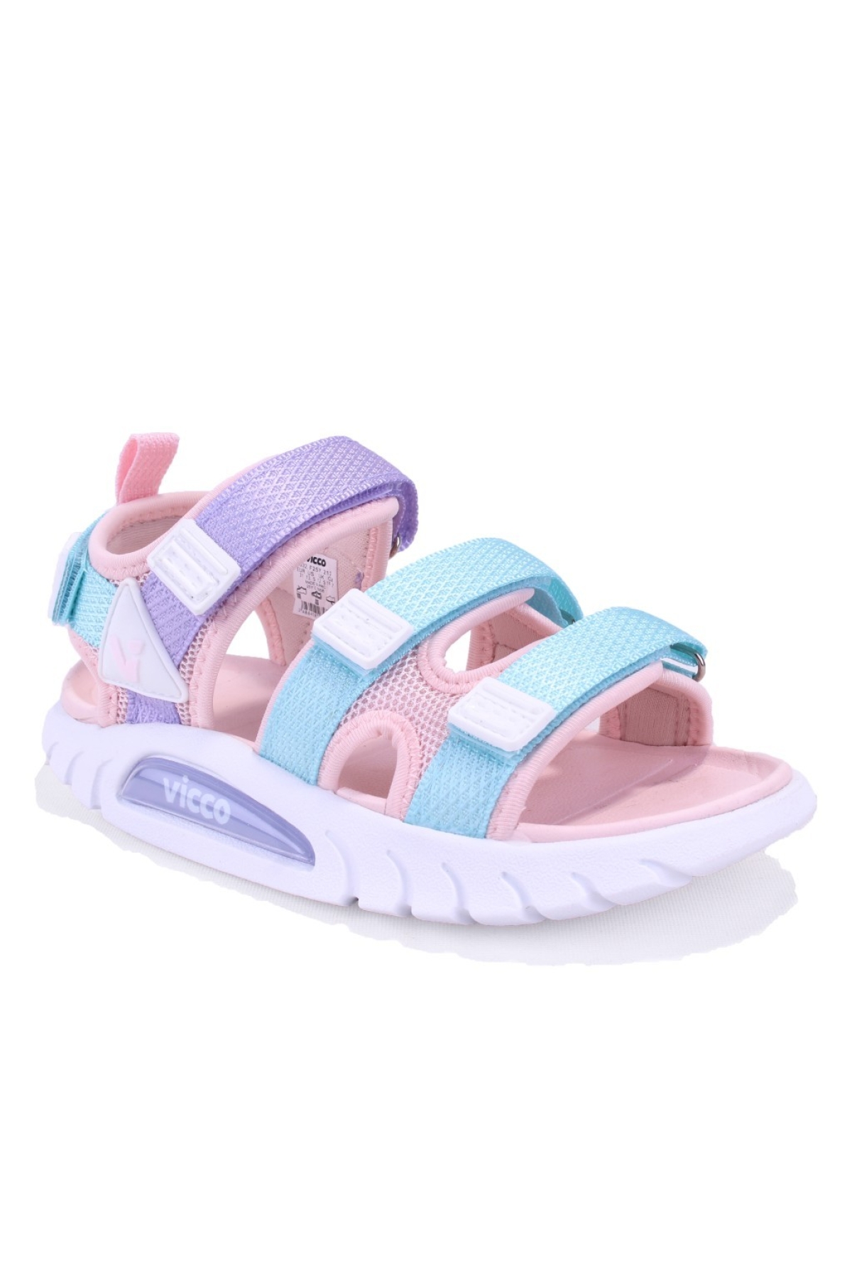 Cube 332F25Y212 Gri Pudra Ortopedik Günlük Kız Çocuk Spor Sandalet - Görsel 3