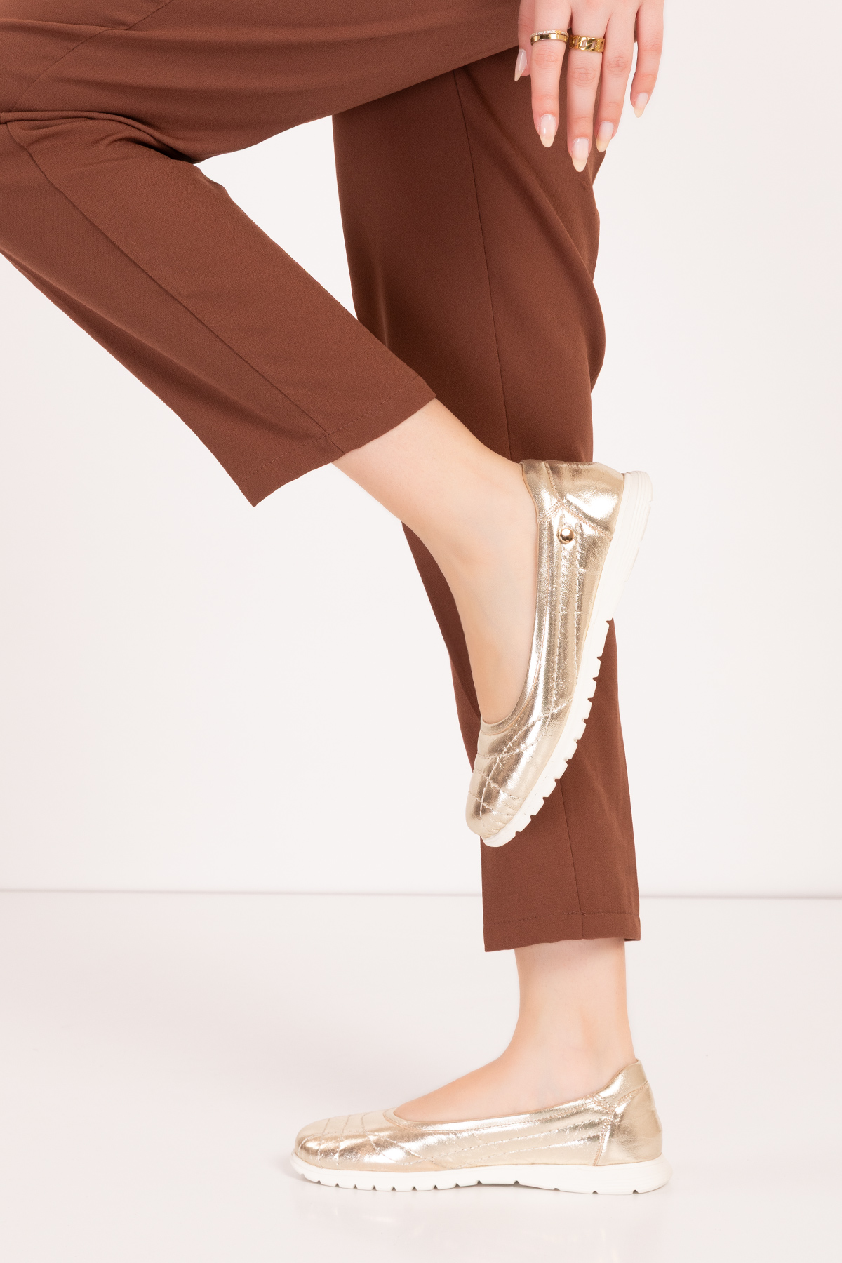 Gondol Kadın Hakiki Deri Tüy Kadar Hafif Günlük Rahat Babet usl.2026 - Görsel 5