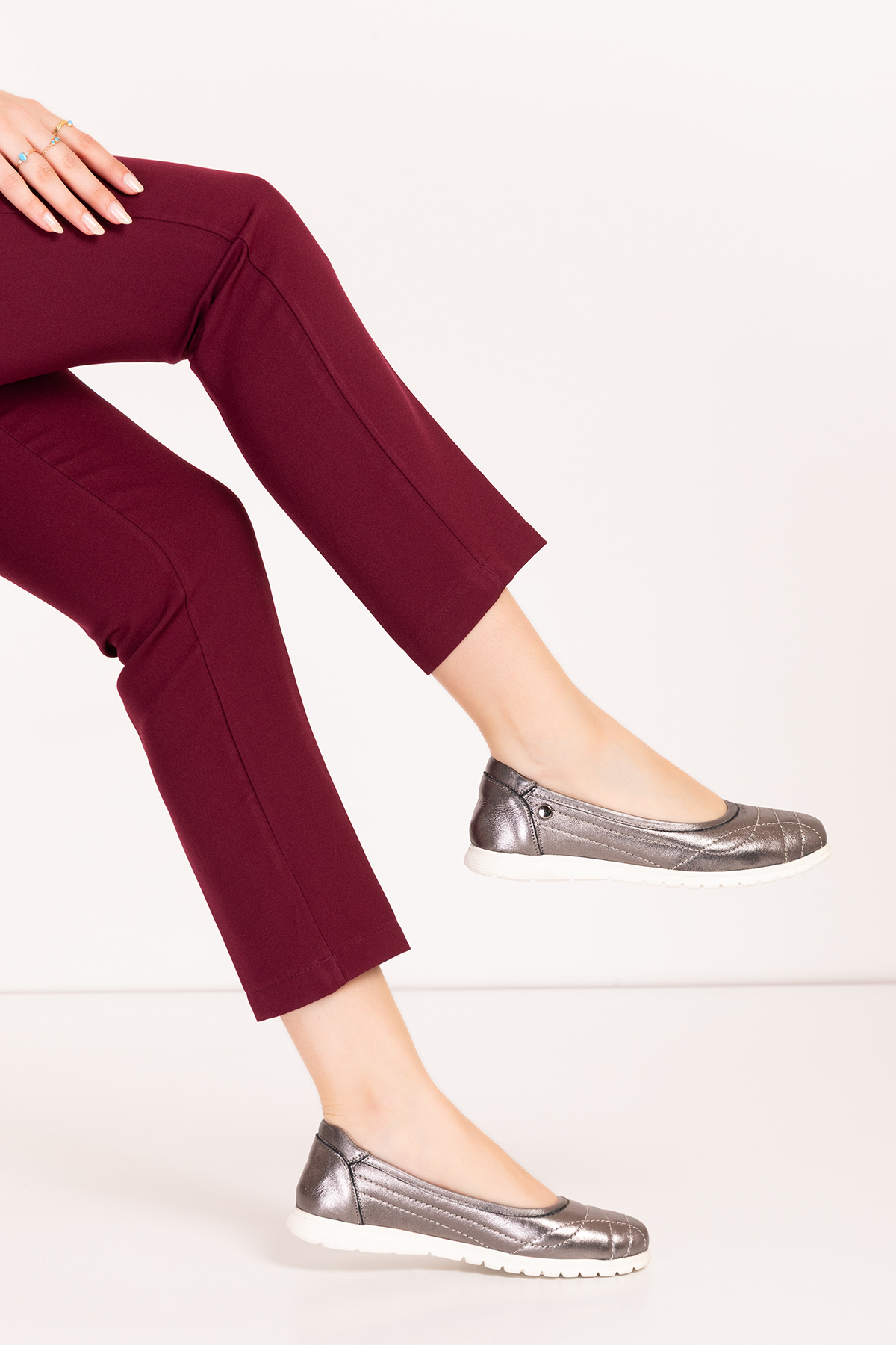 Gondol Kadın Hakiki Deri Tüy Kadar Hafif Günlük Rahat Babet usl.2026 - Görsel 3