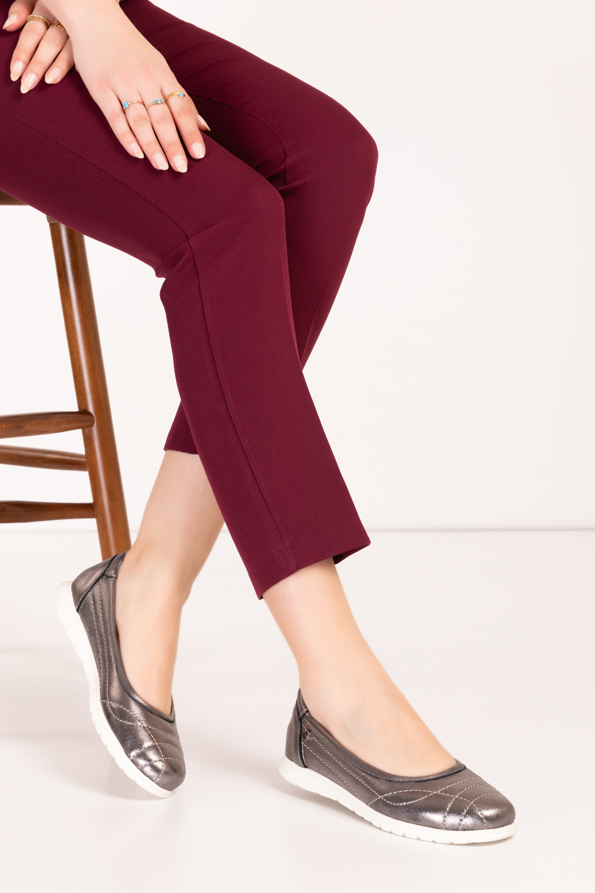 Gondol Kadın Hakiki Deri Tüy Kadar Hafif Günlük Rahat Babet usl.2026 - Görsel 4