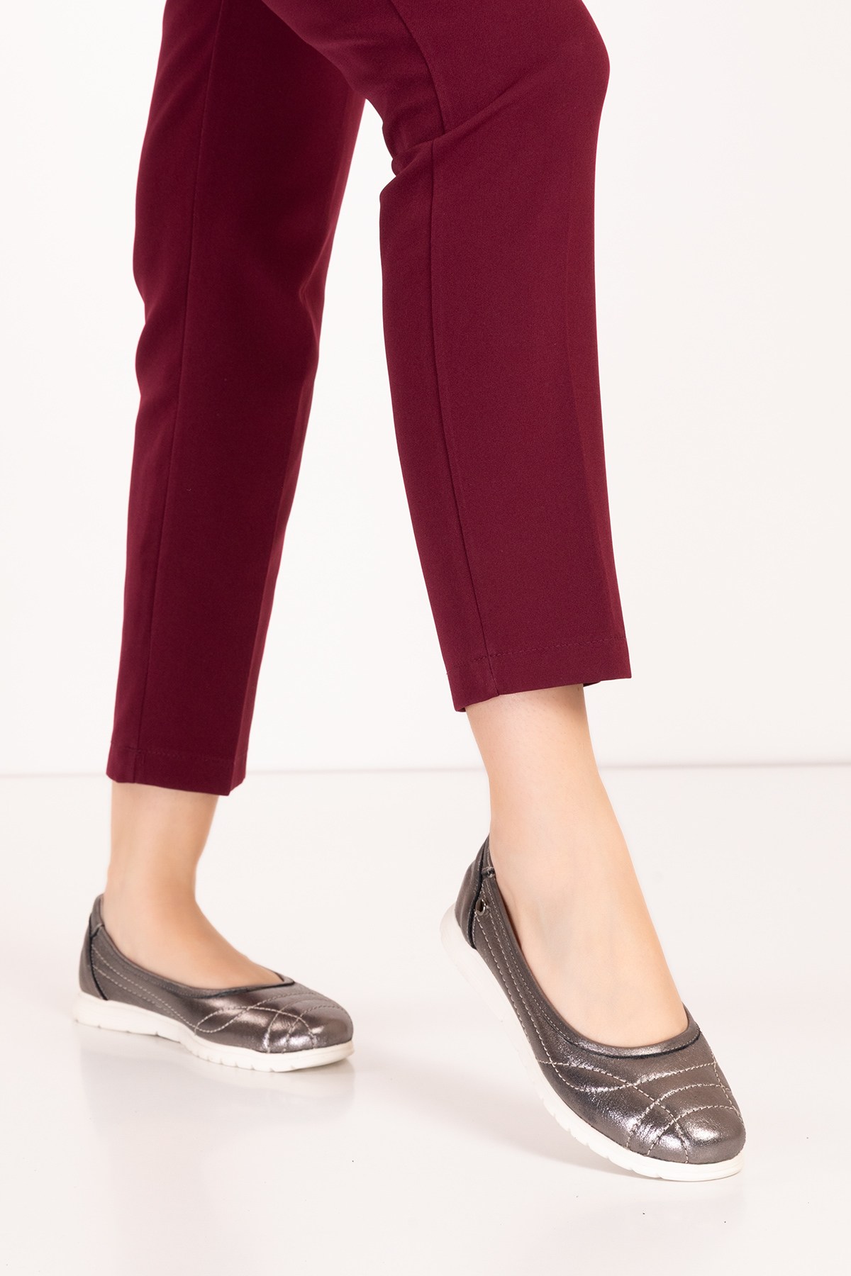 Gondol Kadın Hakiki Deri Tüy Kadar Hafif Günlük Rahat Babet usl.2026 - Görsel 5