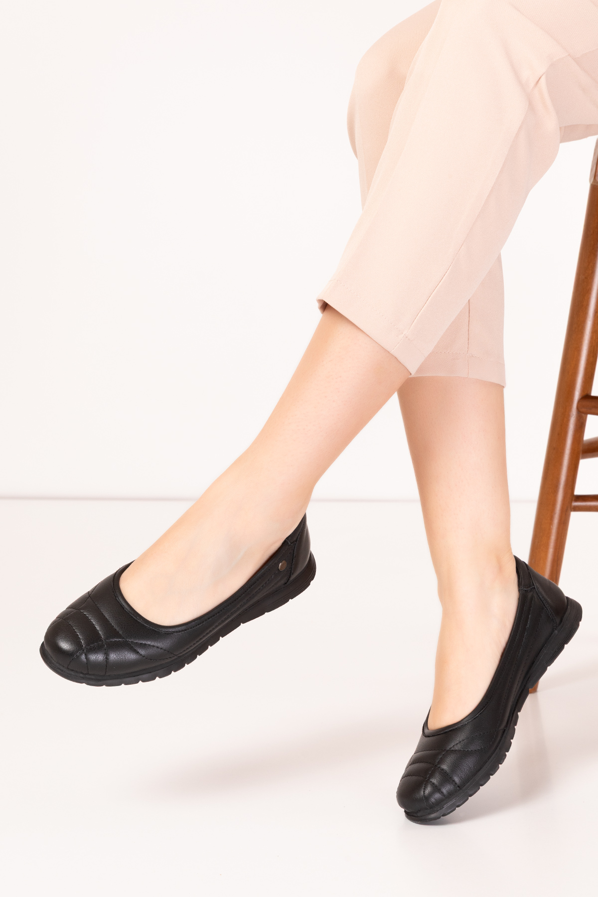 Gondol Kadın Hakiki Deri Tüy Kadar Hafif Günlük Rahat Babet usl.2026 - Görsel 2