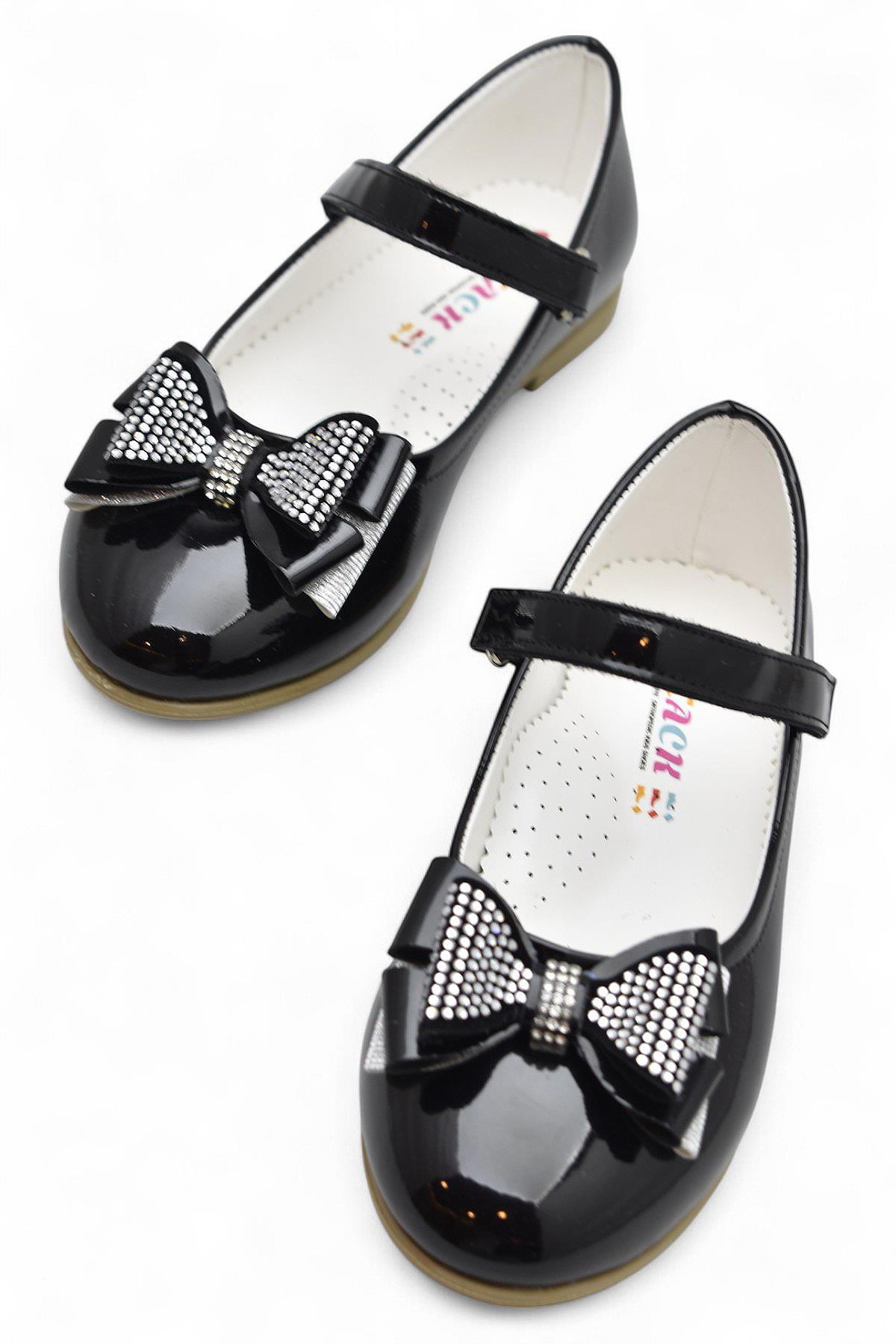 5952 Rahat Taban Tokalı Kız Çocuk Babet Ayakkabı Düğün Abiye Nişan Ayakkabısı - Görsel 6