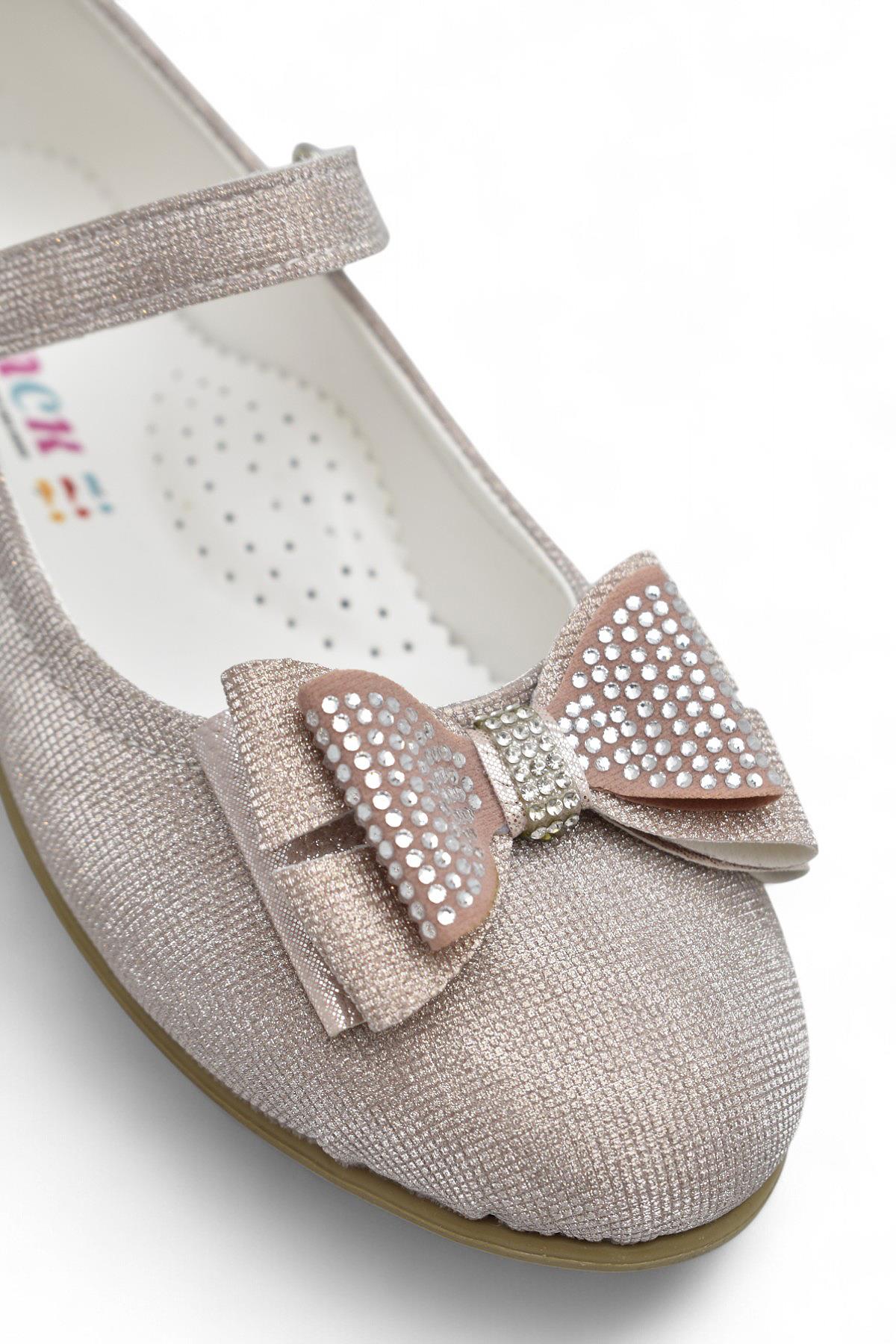 5952 Rahat Taban Tokalı Kız Çocuk Babet Ayakkabı Düğün Abiye Nişan Ayakkabısı - Görsel 6