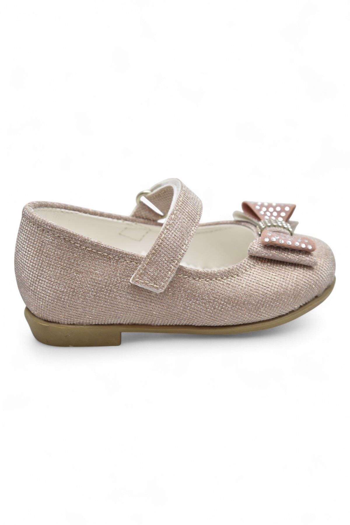 5951 Rahat Taban Tokalı Kız Çocuk Babet Ayakkabı Düğün Abiye Nişan Ev Babeti - Görsel 2