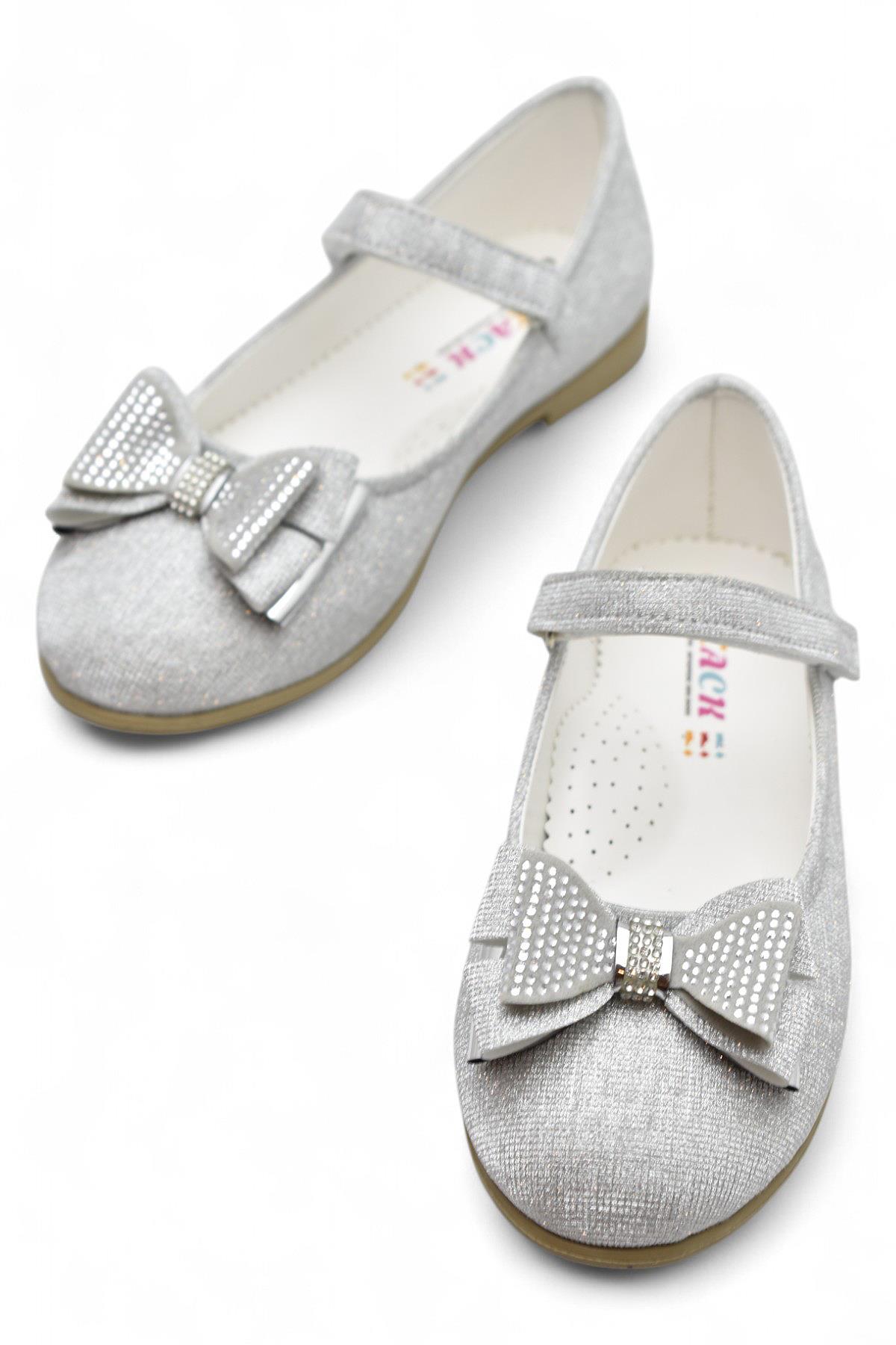 5952 Rahat Taban Tokalı Kız Çocuk Babet Ayakkabı Düğün Abiye Nişan Ayakkabısı - Görsel 3