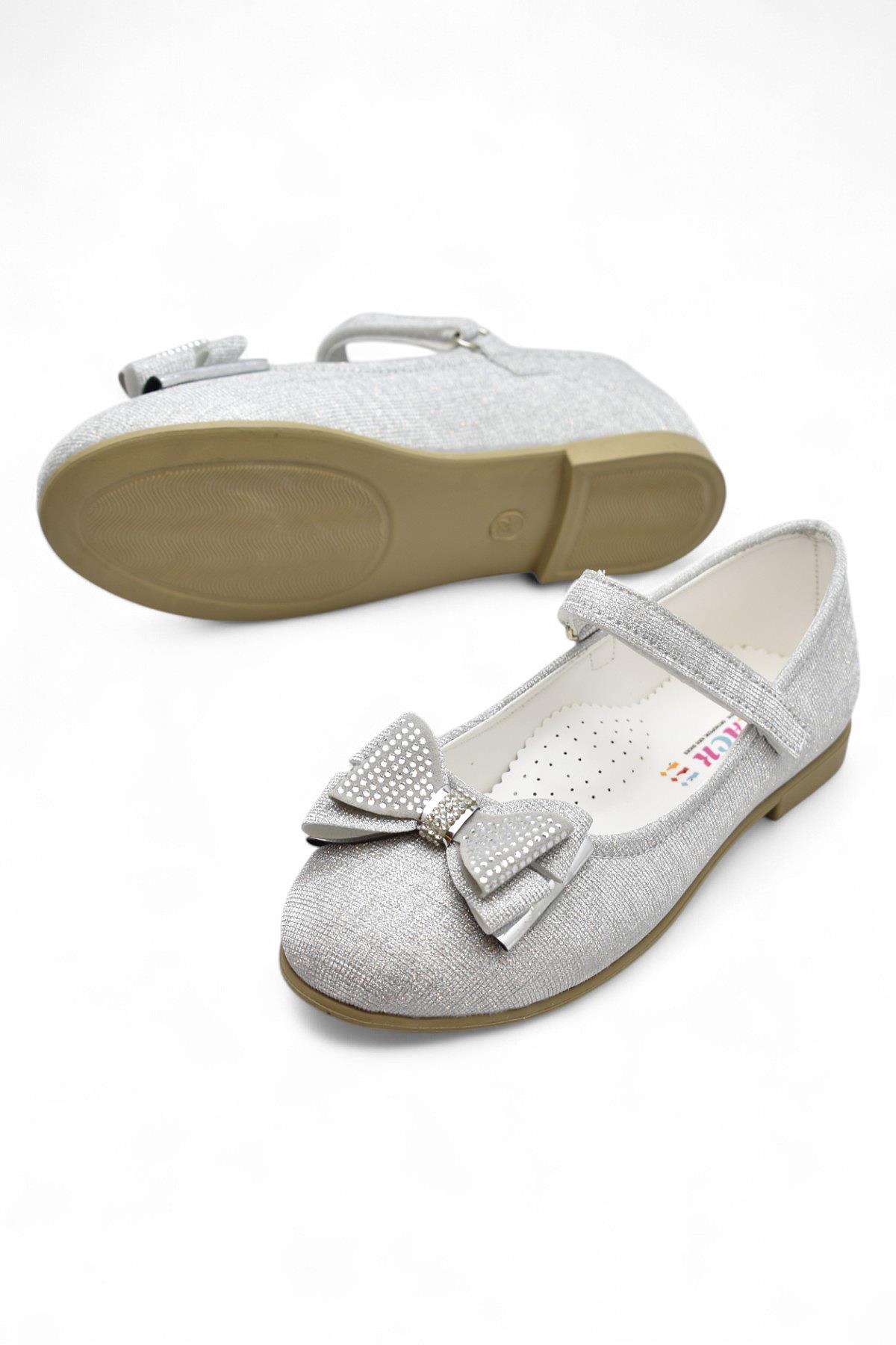 5952 Rahat Taban Tokalı Kız Çocuk Babet Ayakkabı Düğün Abiye Nişan Ayakkabısı - Görsel 4