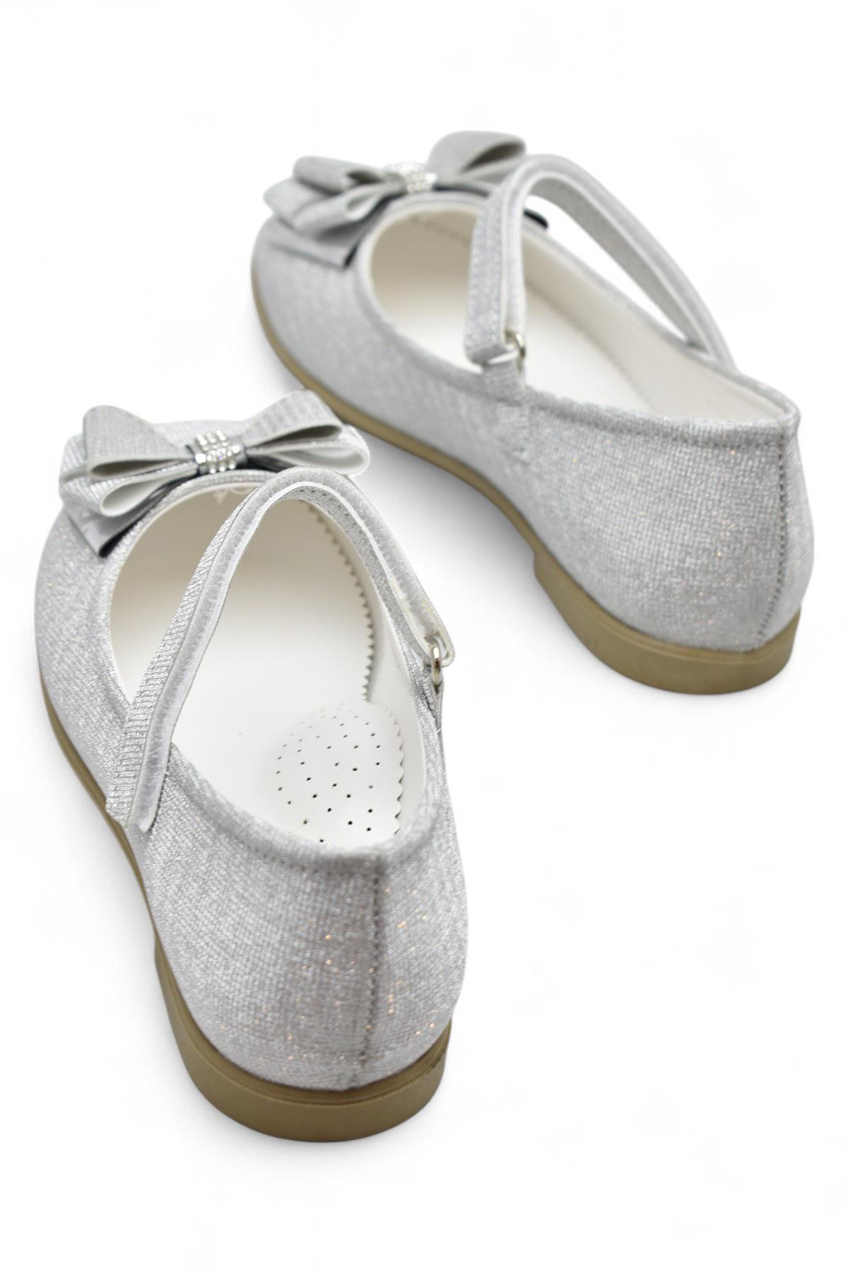 5952 Rahat Taban Tokalı Kız Çocuk Babet Ayakkabı Düğün Abiye Nişan Ayakkabısı - Görsel 5