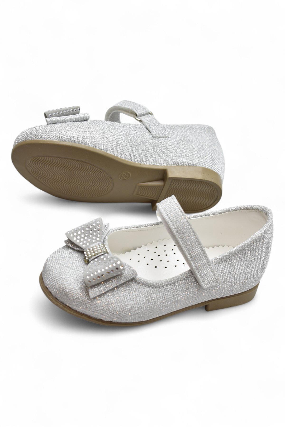 5951 Rahat Taban Tokalı Kız Çocuk Babet Ayakkabı Düğün Abiye Nişan Ev Babeti - Görsel 3