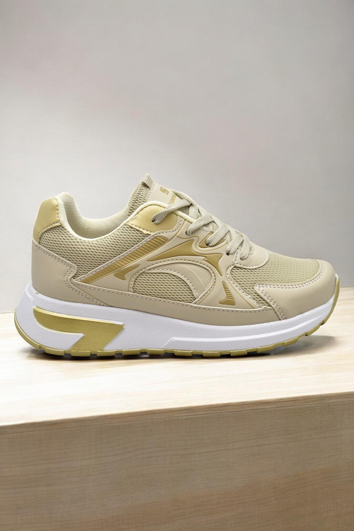 120 Full Ortopedik Yüksek Taban Kadın Spor Ayakkabı Kadın Ayakkabı - Görsel 2