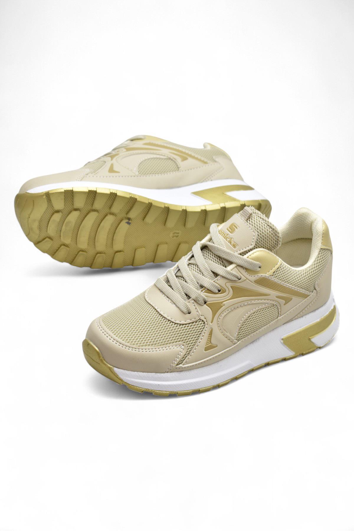 120 Full Ortopedik Yüksek Taban Kadın Spor Ayakkabı Kadın Ayakkabı - Görsel 4