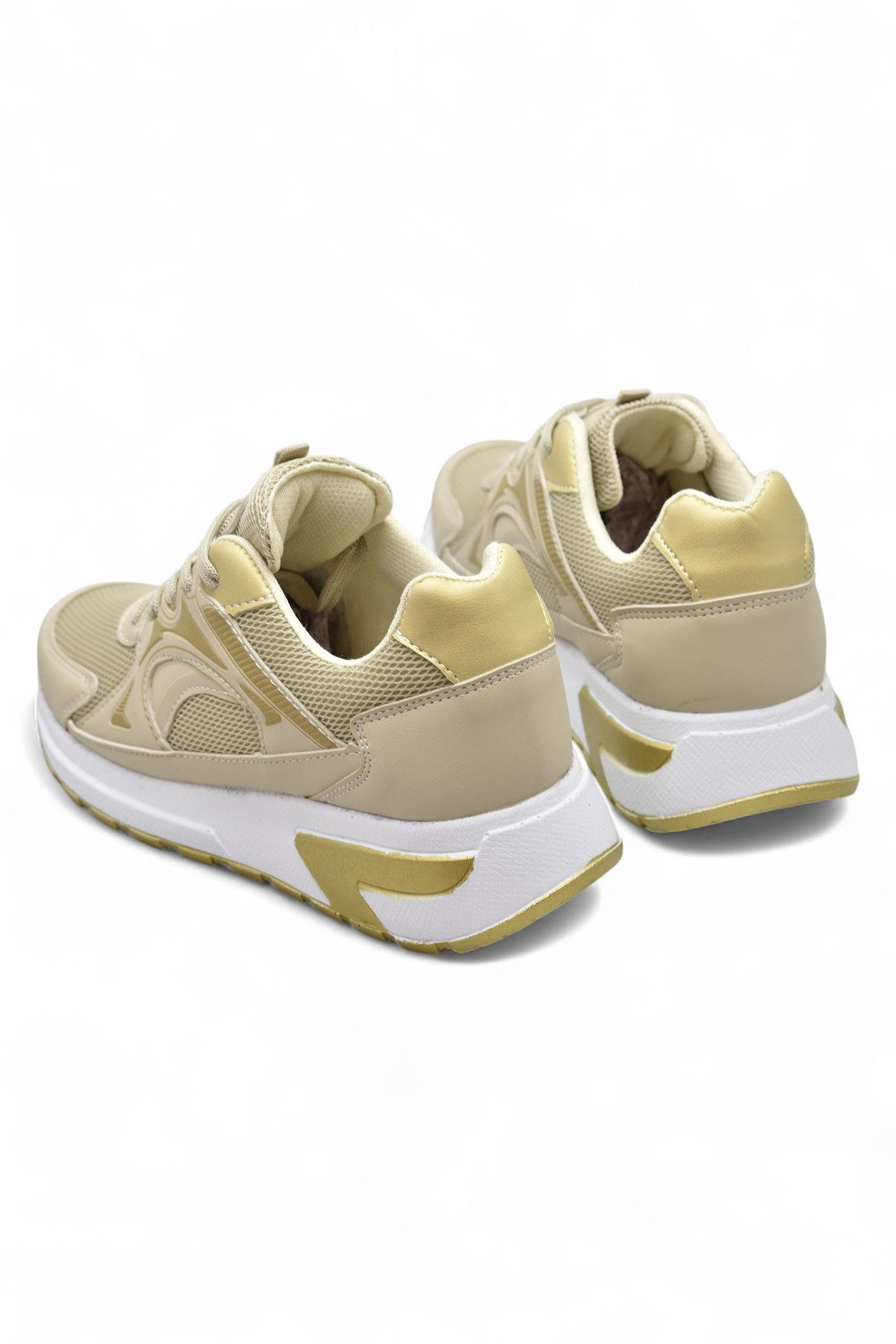 120 Full Ortopedik Yüksek Taban Kadın Spor Ayakkabı Kadın Ayakkabı - Görsel 5