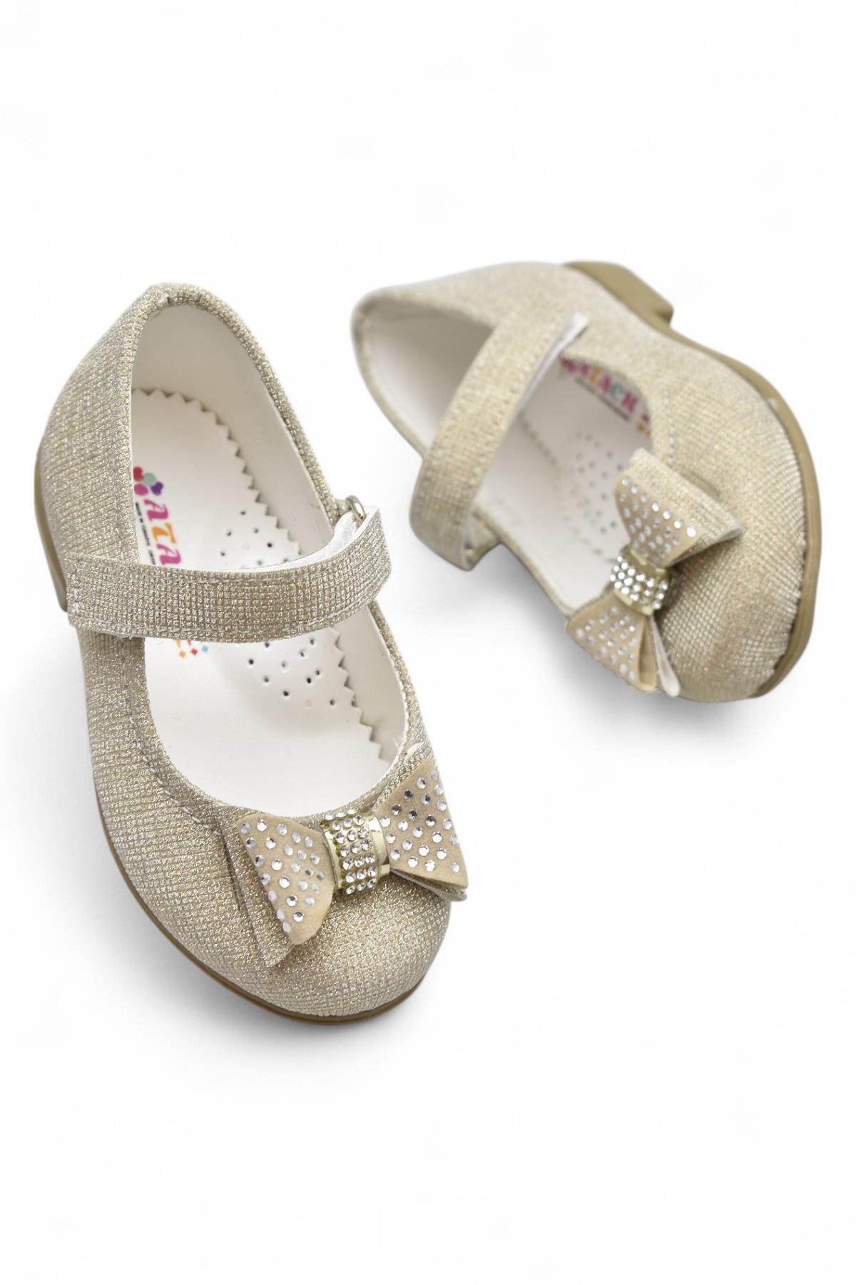 5951 Rahat Taban Tokalı Kız Çocuk Babet Ayakkabı Düğün Abiye Nişan Ev Babeti - Görsel 3