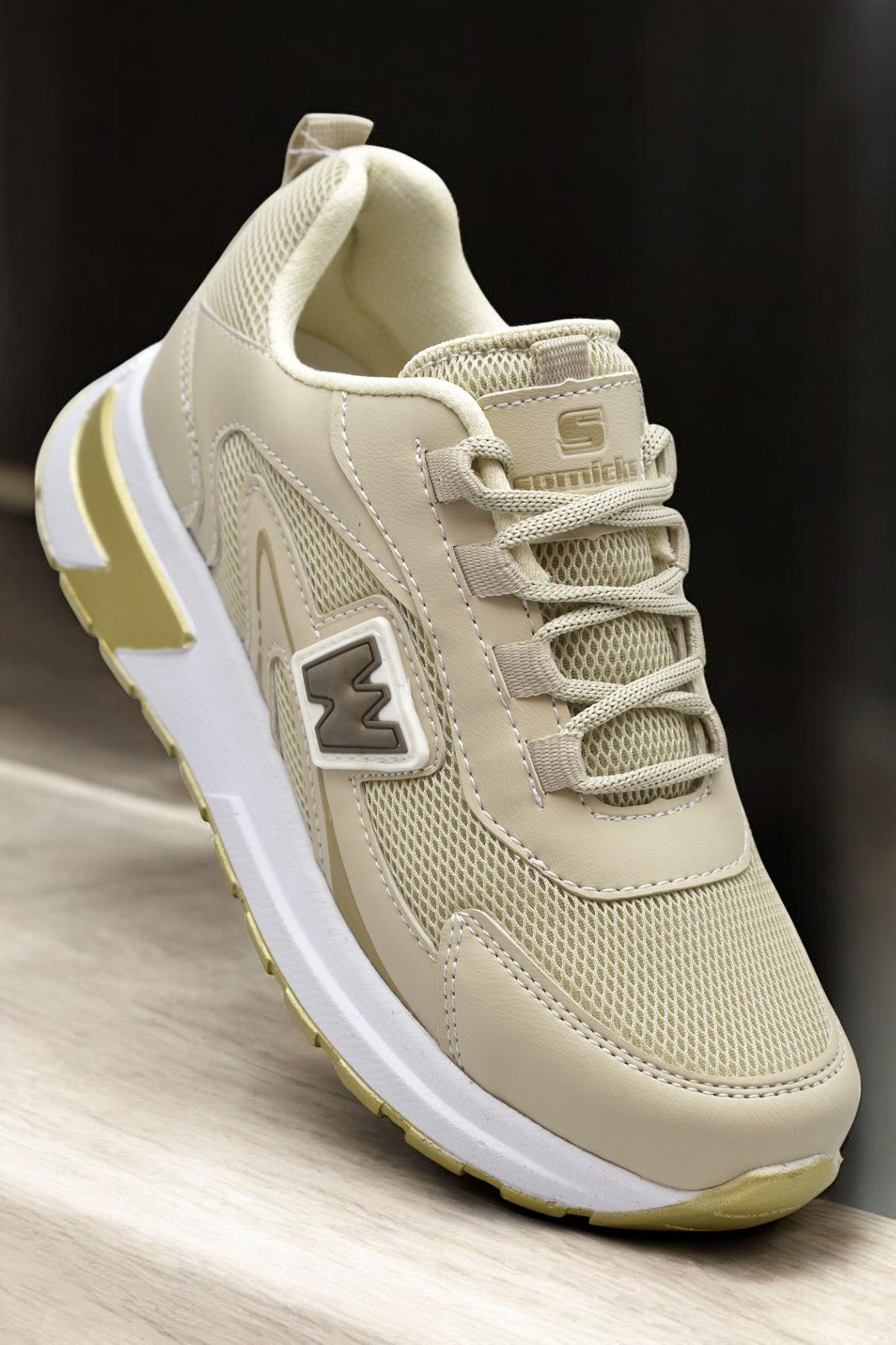 1130 Full Ortopedik Yüksek Taban Kadın Spor Ayakkabı Kadın Ayakkabı - Görsel 3