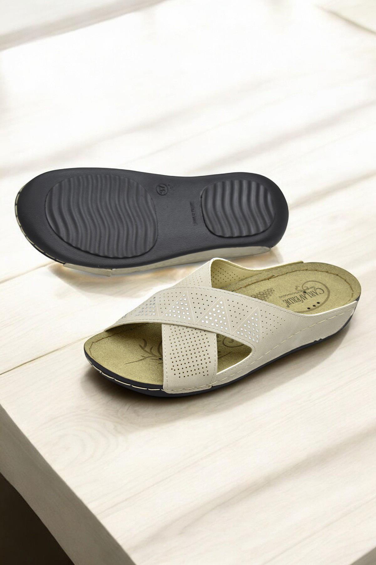 140525 TAM Ortopedik Taban Günlük Kadın Terlik Anatomik Taban - Görsel 4