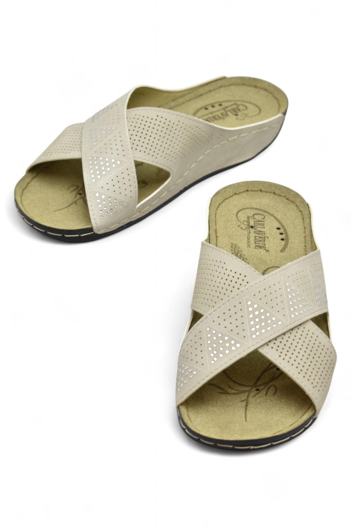 140525 TAM Ortopedik Taban Günlük Kadın Terlik Anatomik Taban - Görsel 5