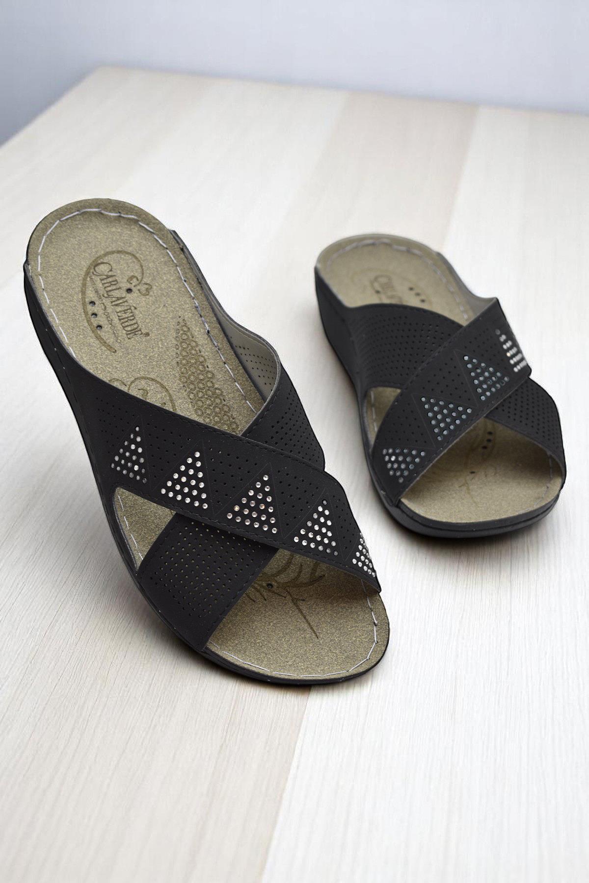 140525 TAM Ortopedik Taban Günlük Kadın Terlik Anatomik Taban - Görsel 2