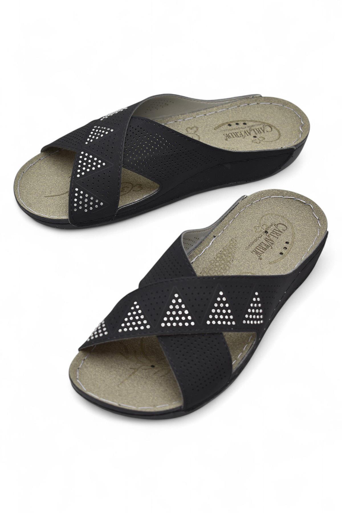 140525 TAM Ortopedik Taban Günlük Kadın Terlik Anatomik Taban - Görsel 3