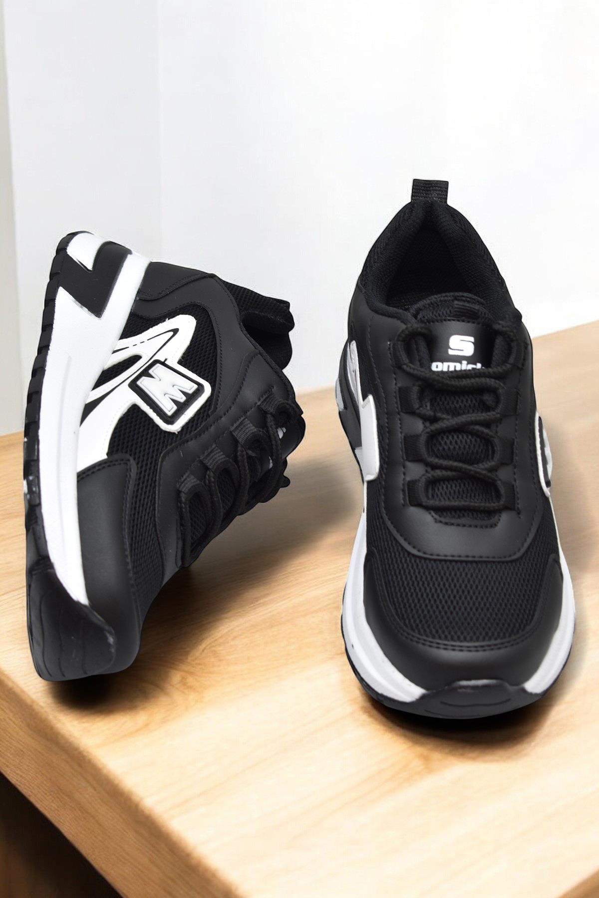 1130 Full Ortopedik Yüksek Taban Kadın Spor Ayakkabı Kadın Ayakkabı - Görsel 6