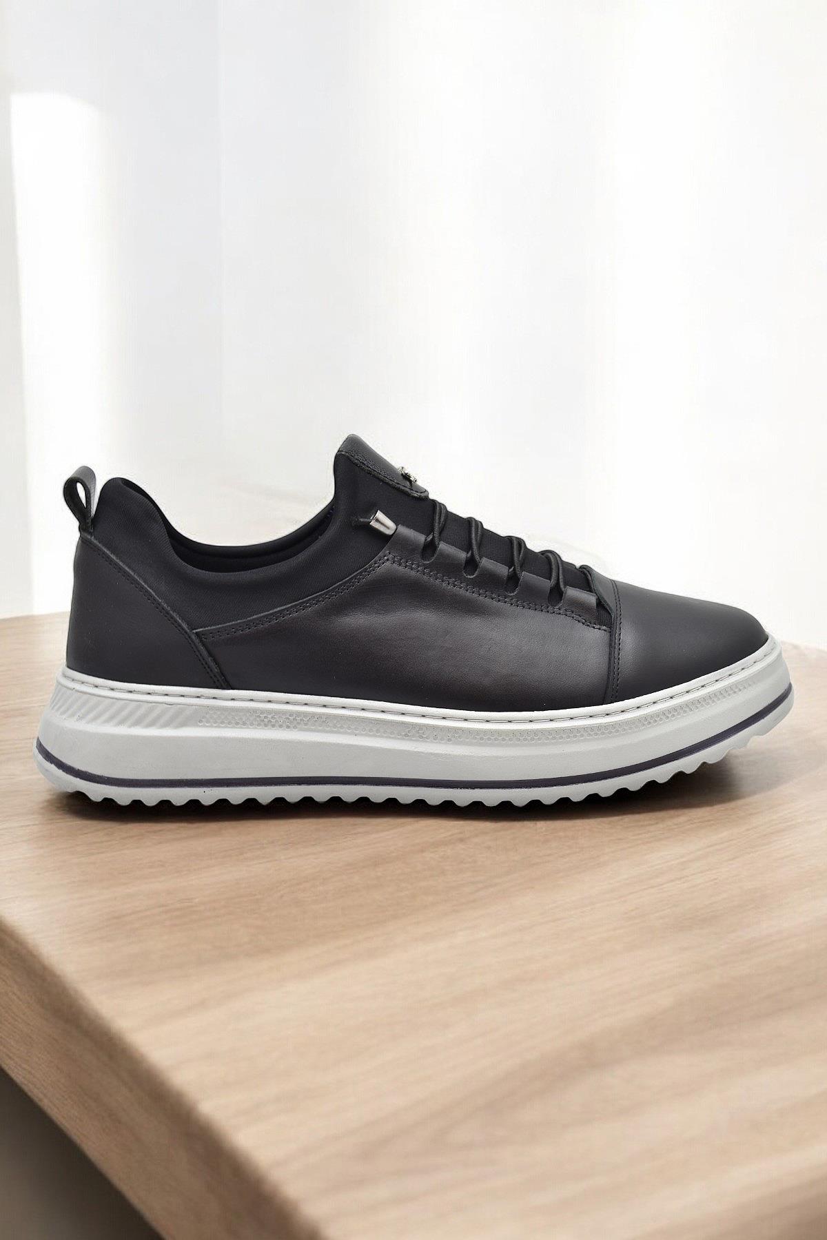 TAB885 Ortopedik Taban Hakiki Deri Erkek Ayakkabı Günlük Casual Erkek Ayakkabı - Görsel 2