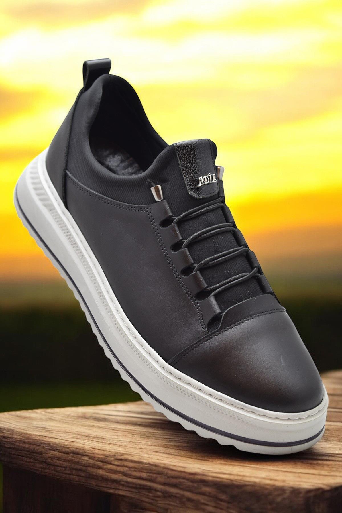 TAB885 Ortopedik Taban Hakiki Deri Erkek Ayakkabı Günlük Casual Erkek Ayakkabı - Görsel 3