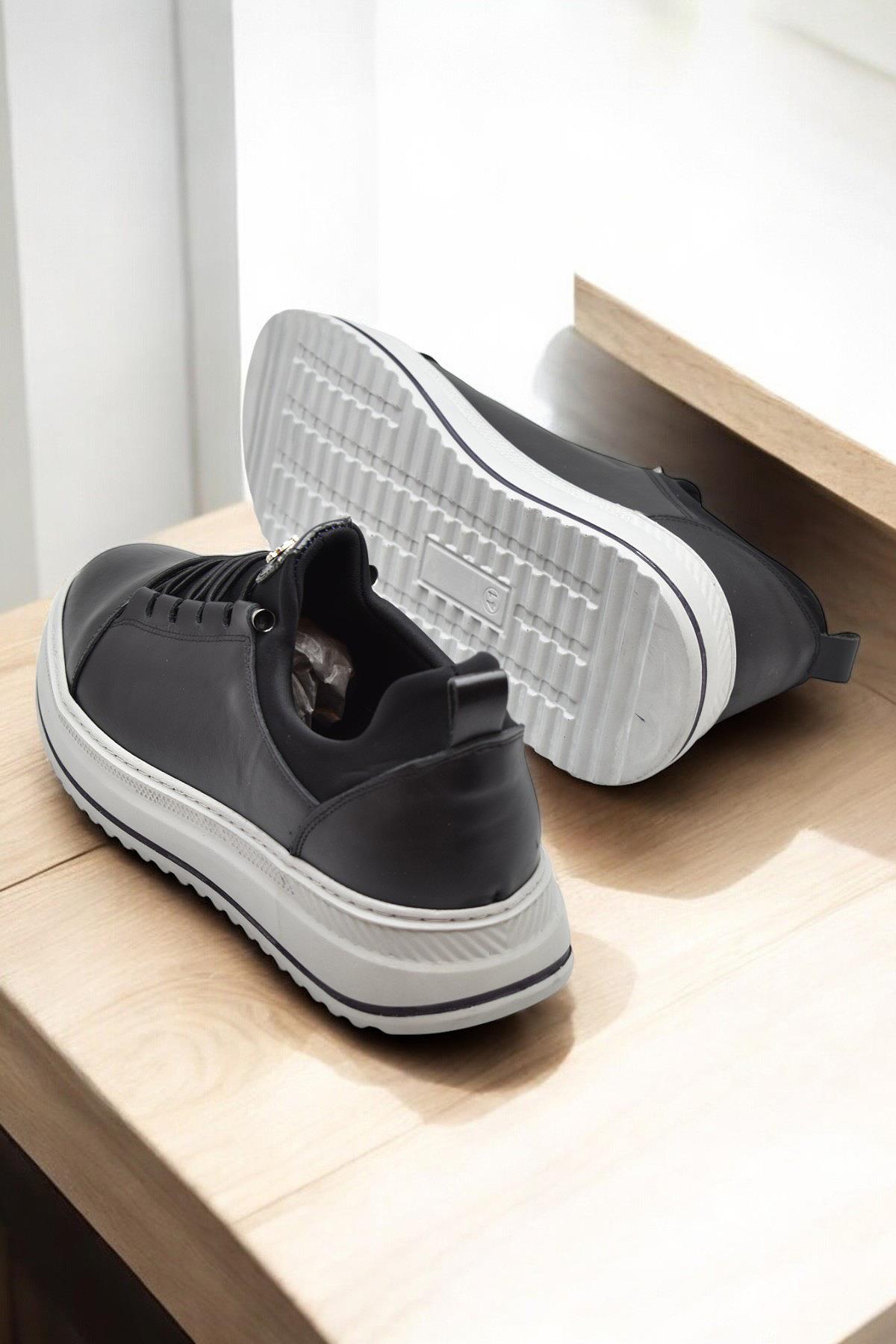 TAB885 Ortopedik Taban Hakiki Deri Erkek Ayakkabı Günlük Casual Erkek Ayakkabı - Görsel 5